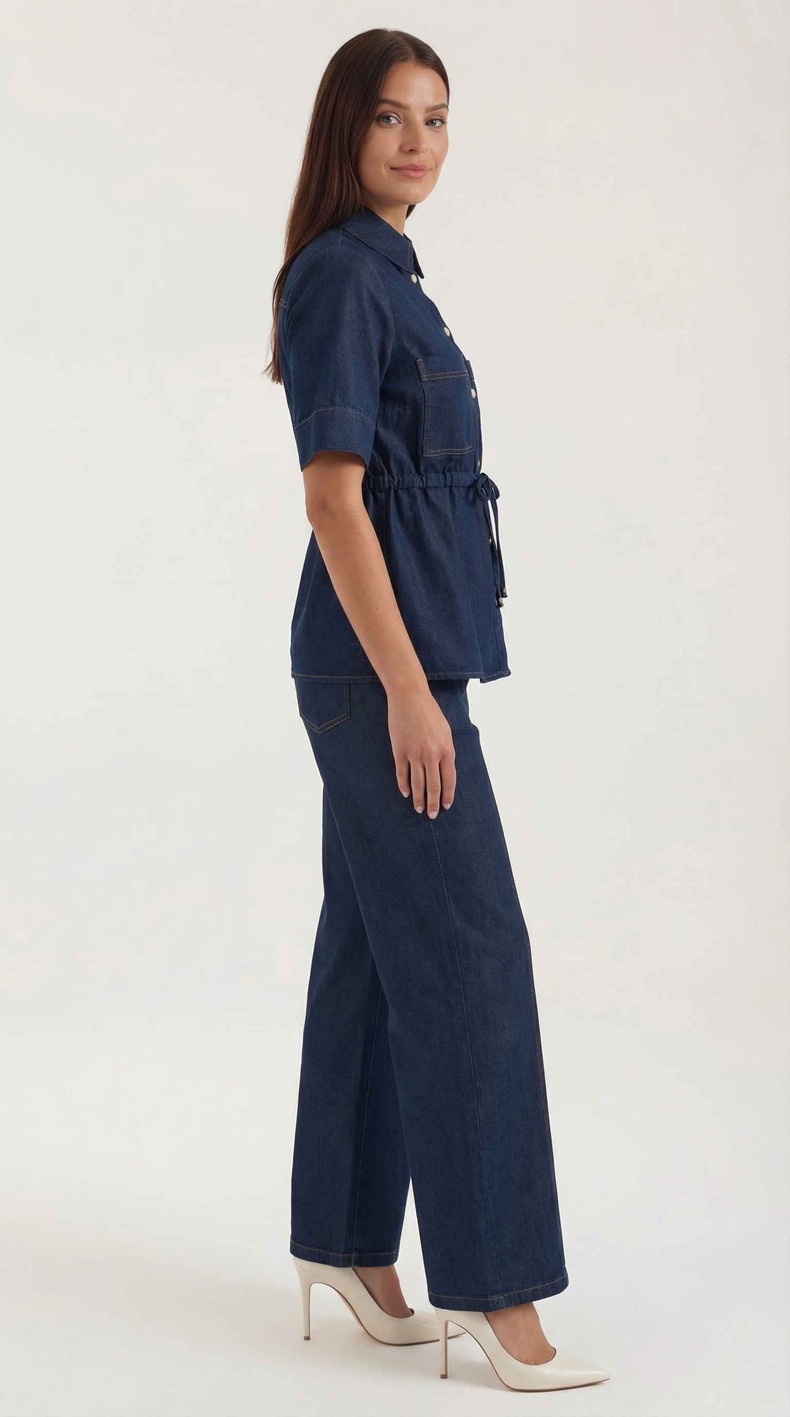 Blusa Denim Judith de Conjunto