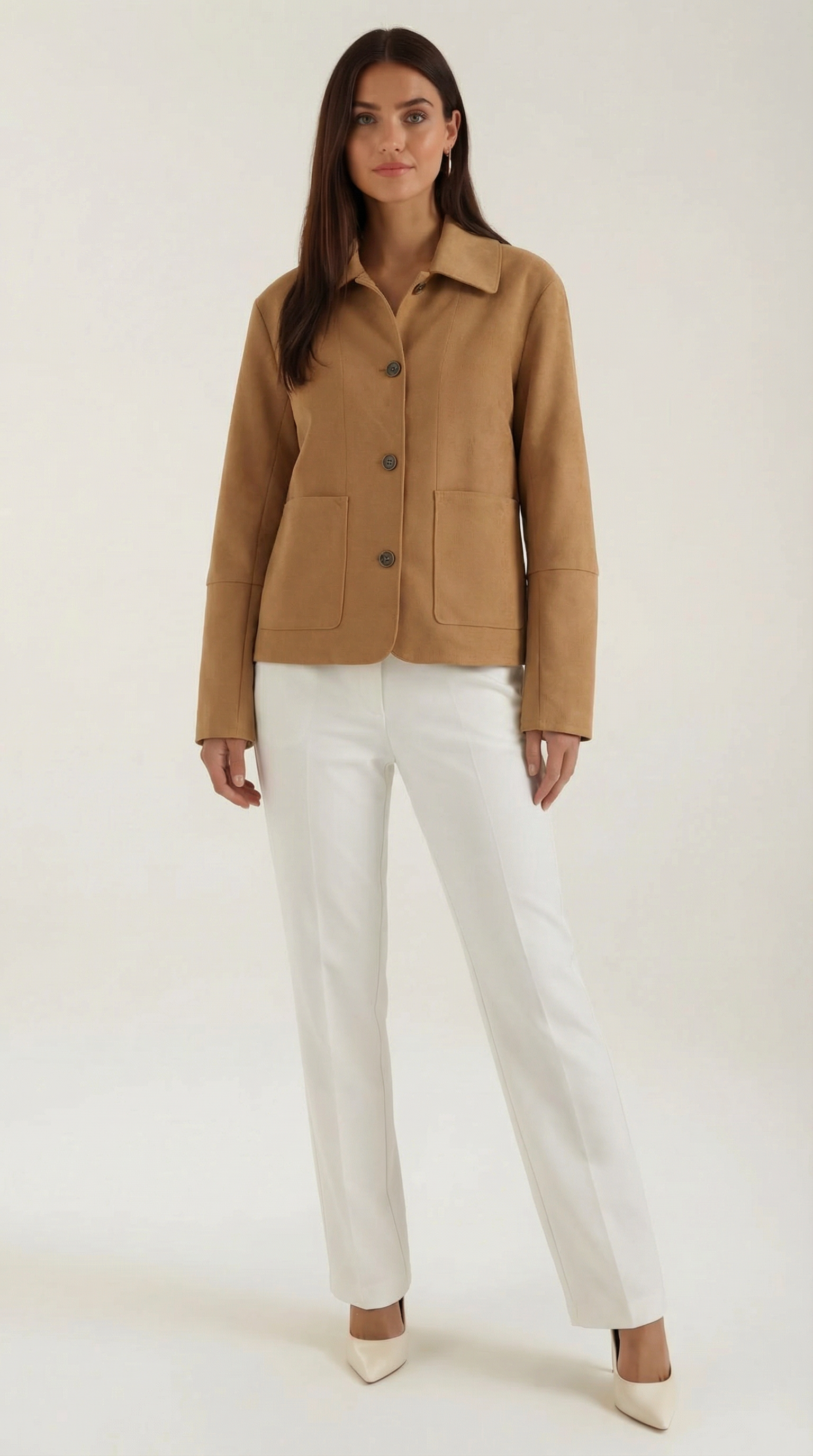 Chaqueta Julie con Cuello Camisero