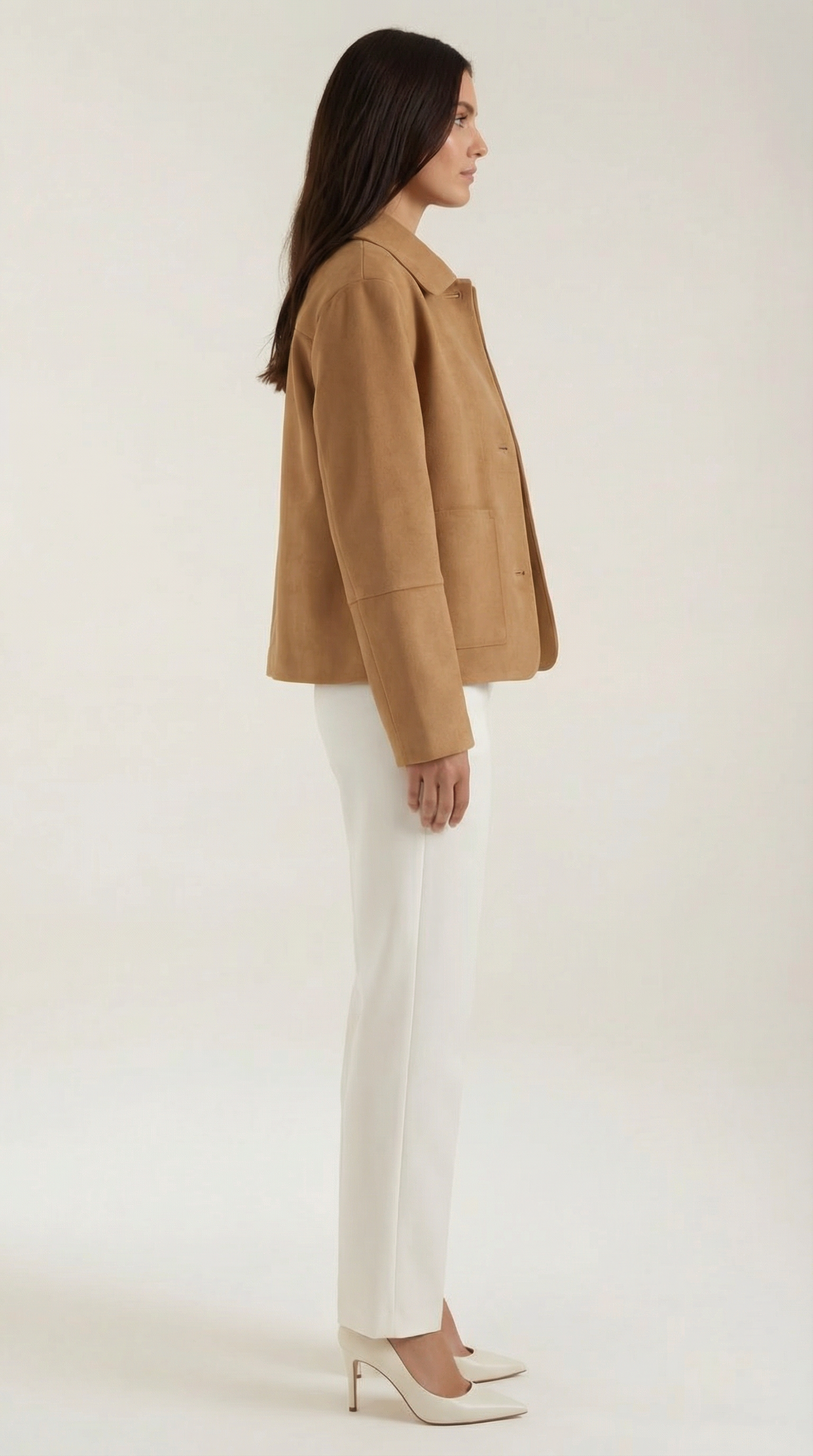 Chaqueta Julie con Cuello Camisero