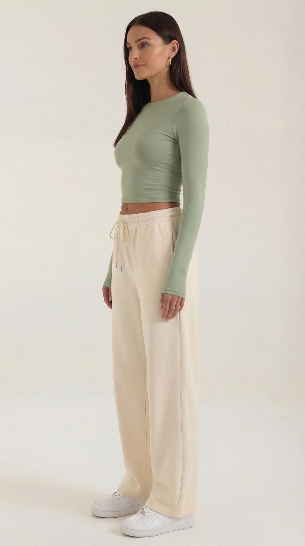 Crop Top Karen de Manga Larga
