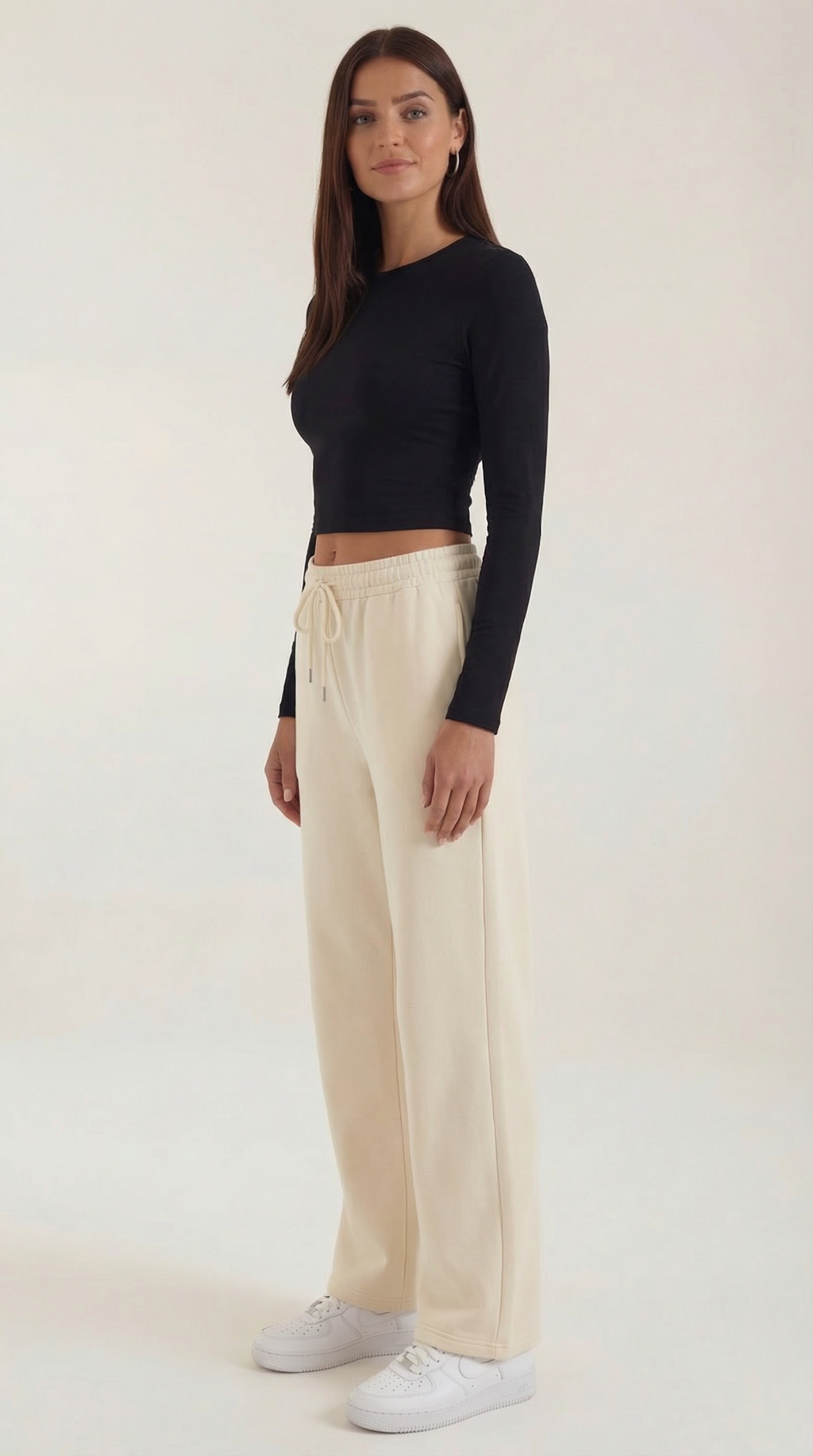 Crop Top Karen de Manga Larga