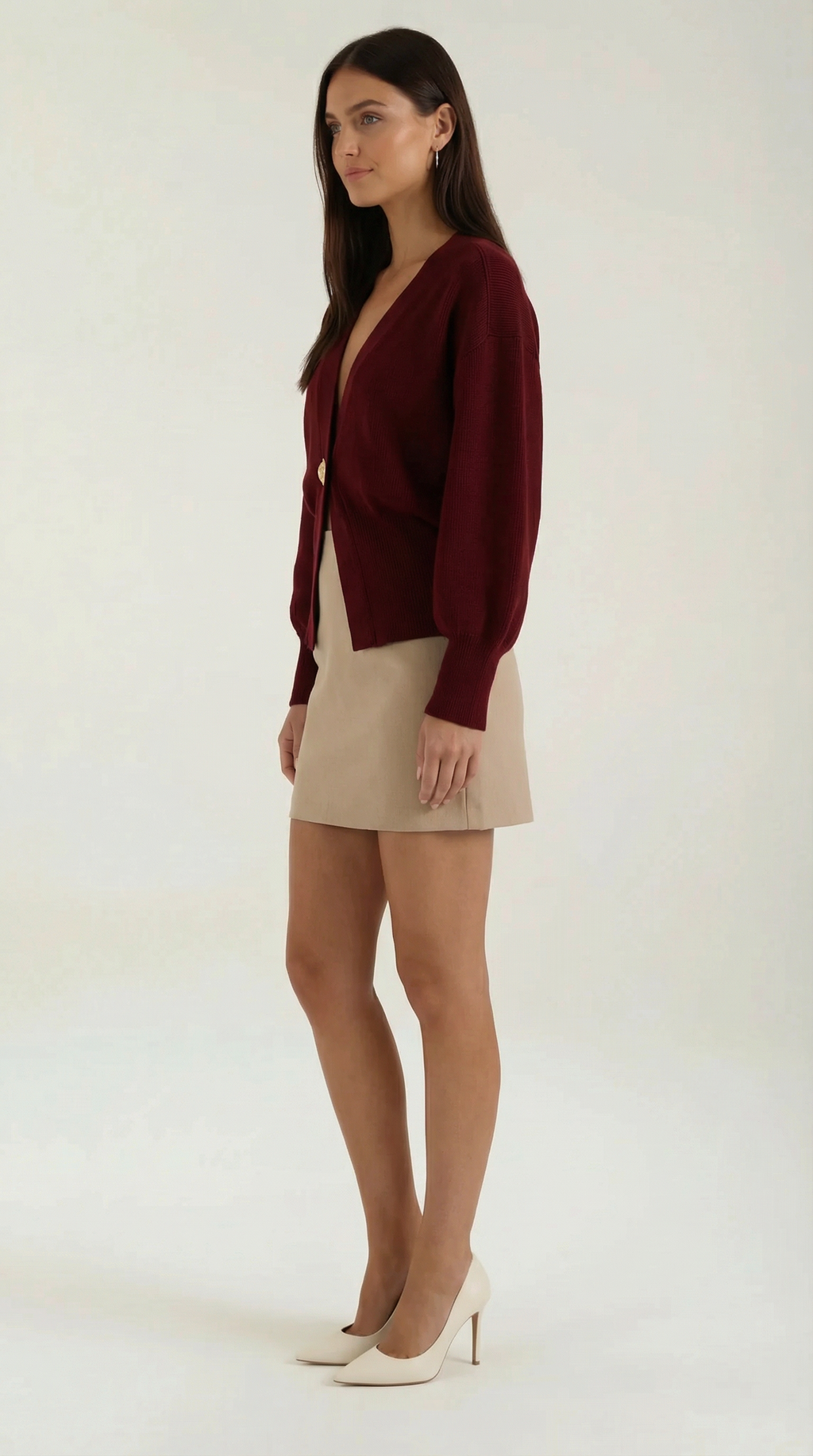 Jersey Kathleen de Punto con Escote en V