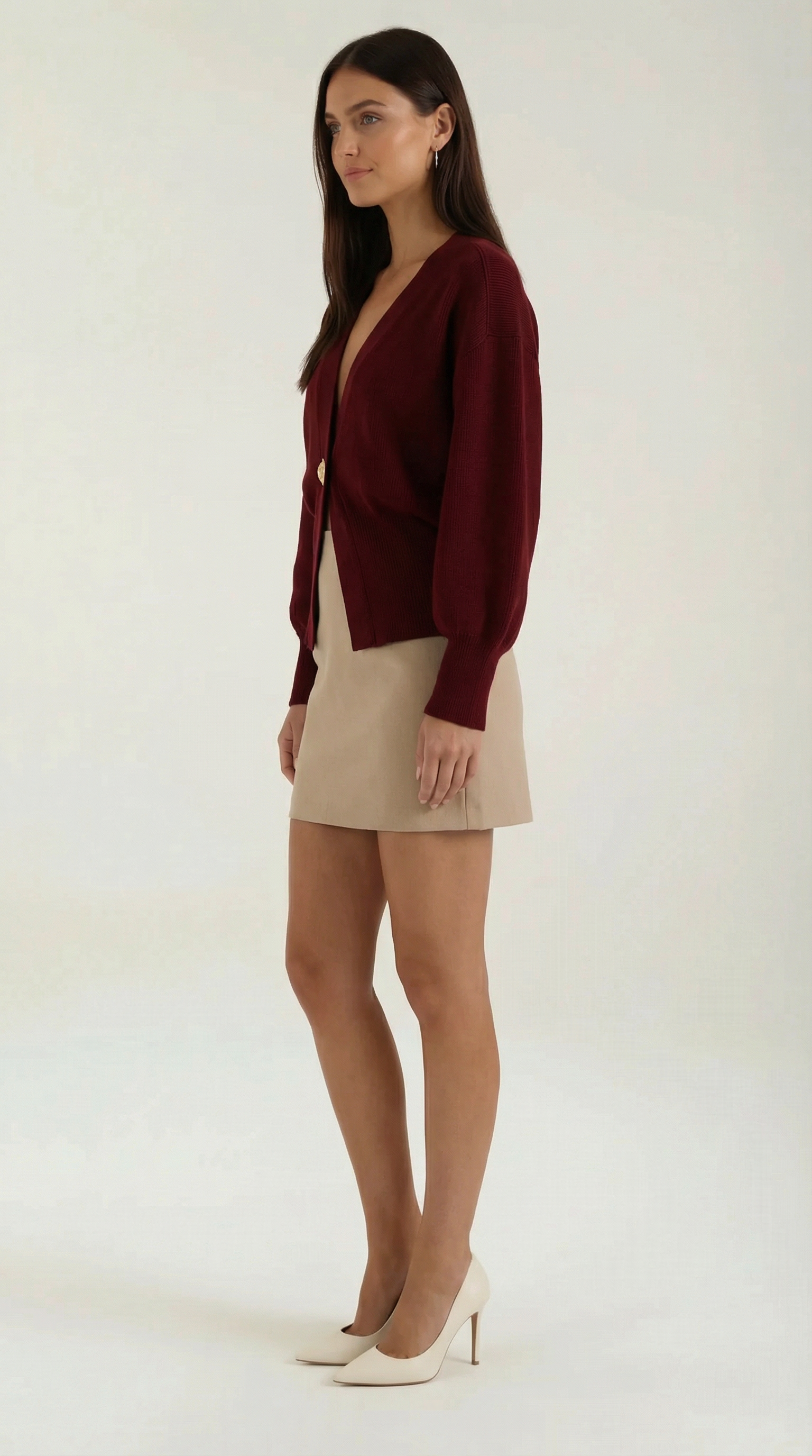 Jersey Kathleen de Punto con Escote en V