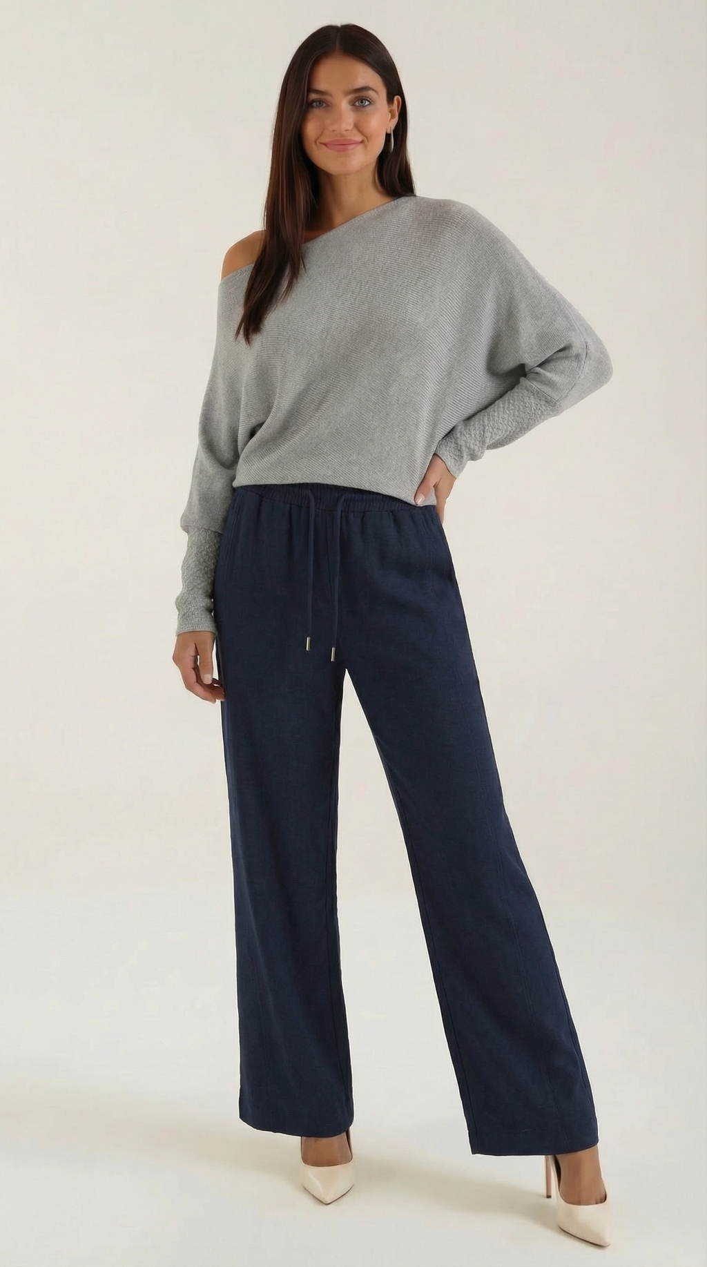 Pantalón Ancho Kendra con Cordón