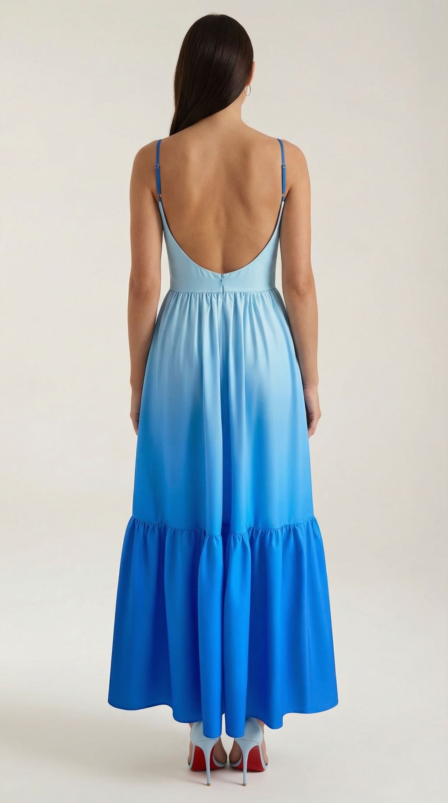Vestido Maxi Laura con Degradado Fluido