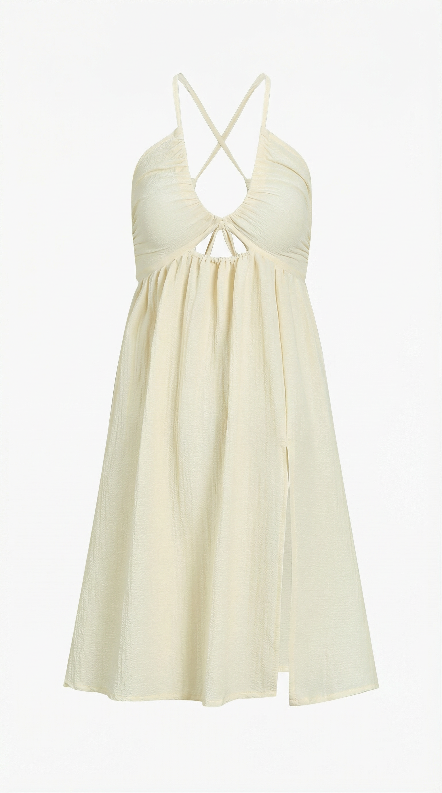 Vestido Midi Linda con Aberturas