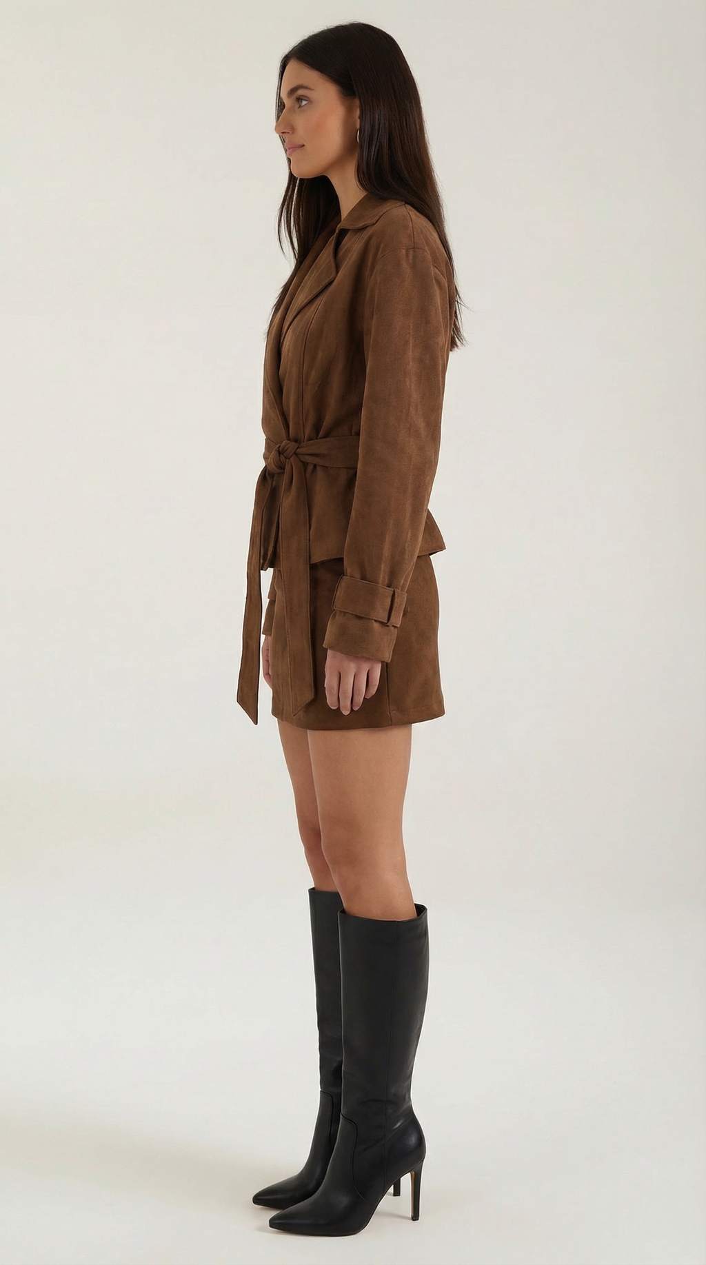 Chaqueta Lorraine con Cinturón Anudado