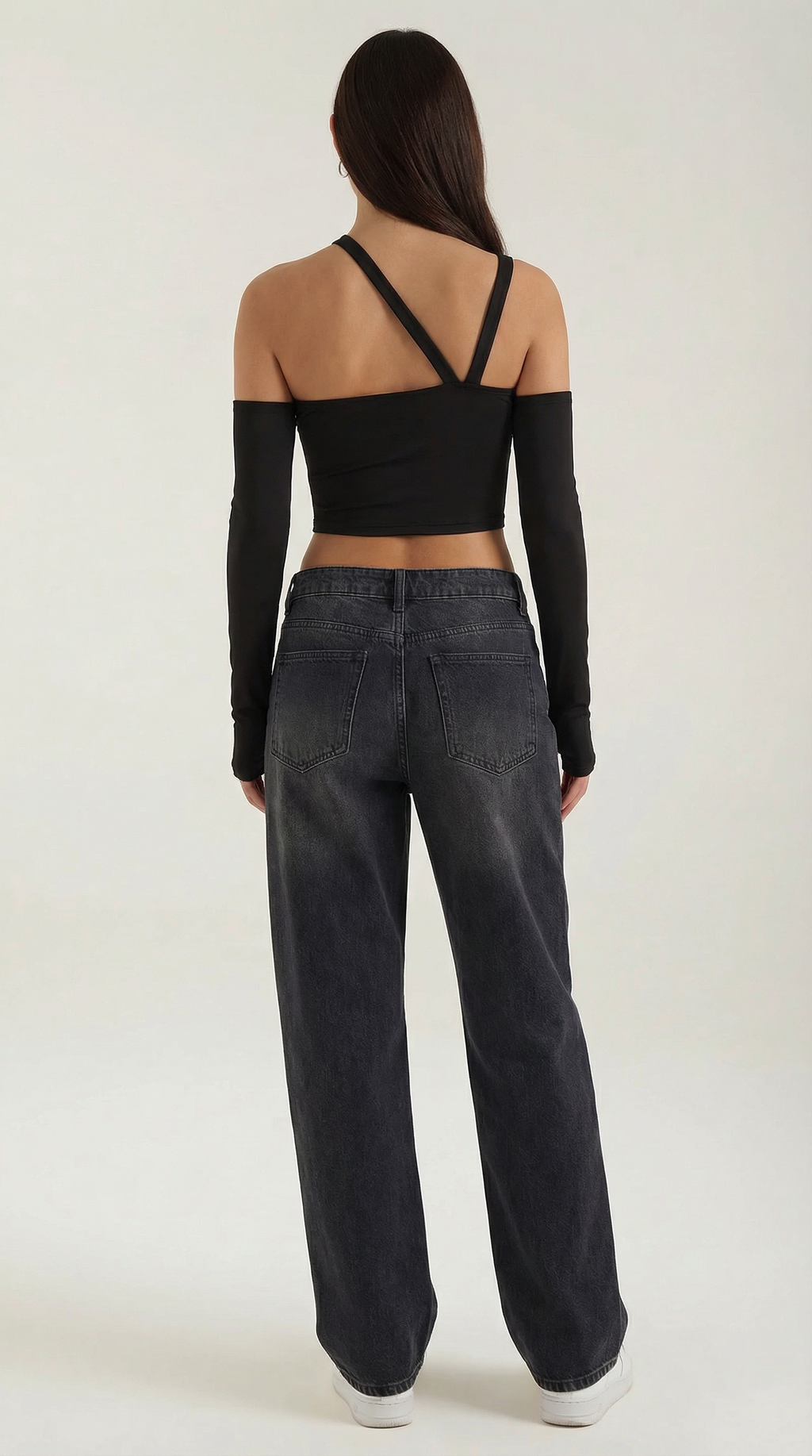 Crop Top Lysandra de Un Hombro