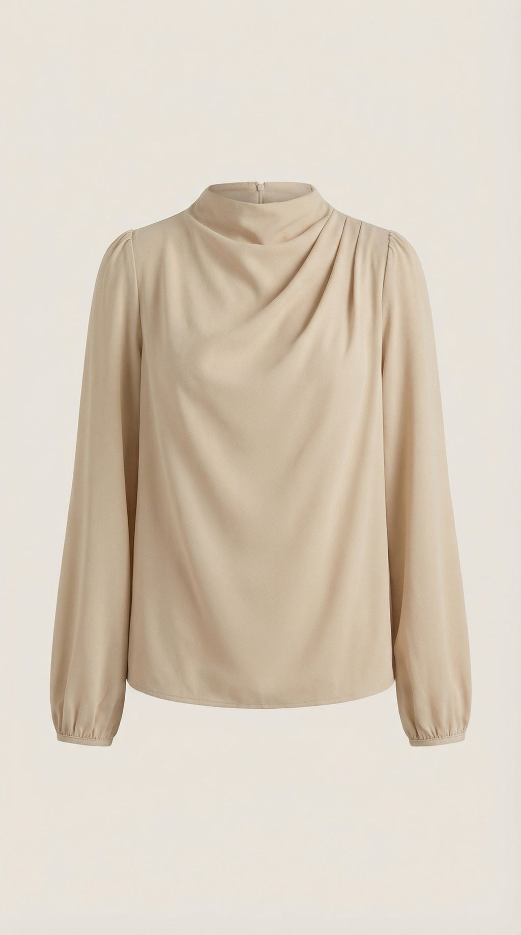 Blusa Marcia de Manga Larga Abullonada