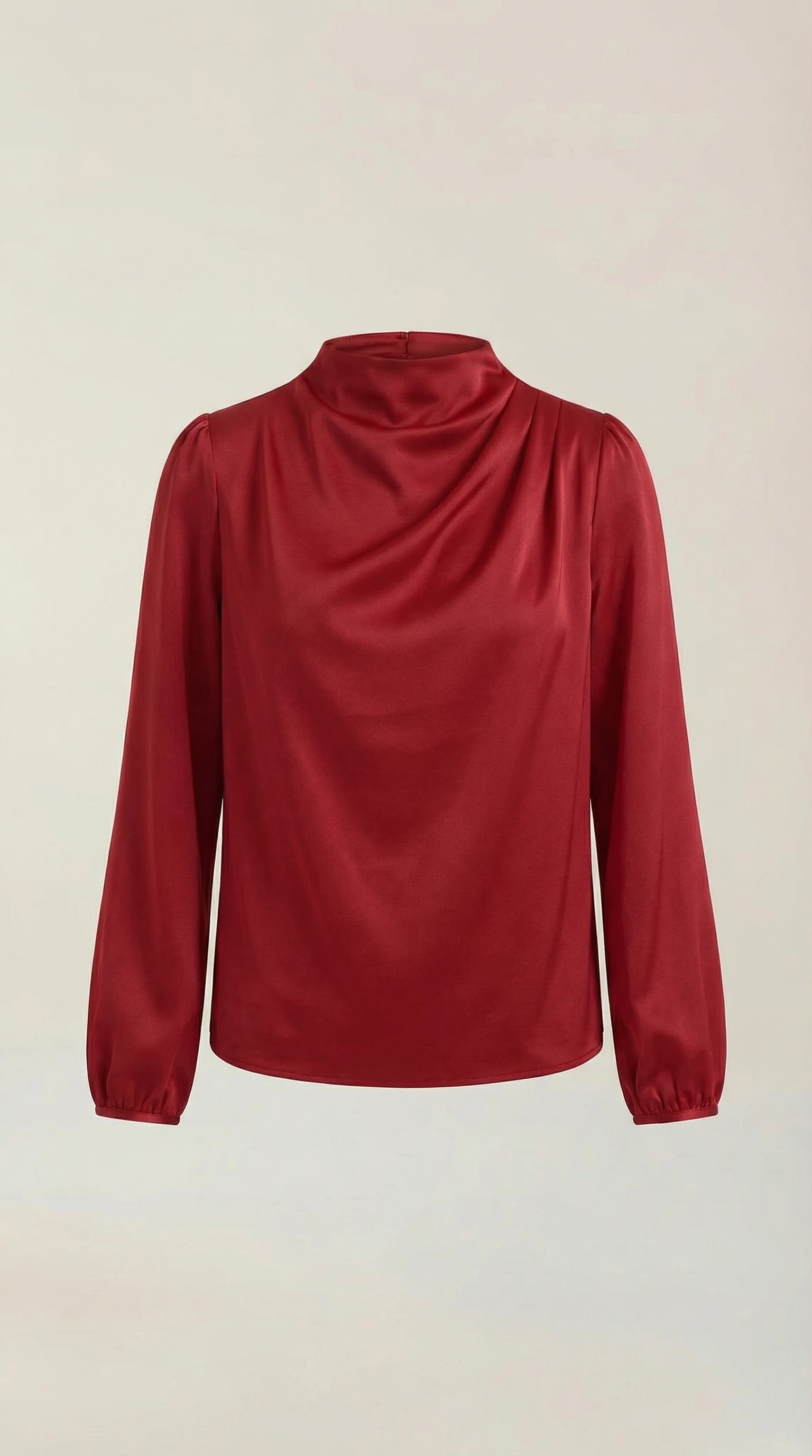 Blusa Marcia de Manga Larga Abullonada