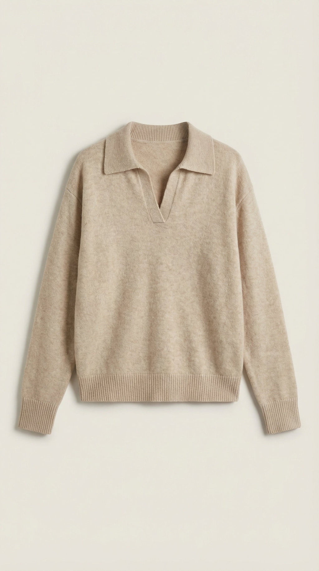Jersey Margaret de Punto con Cuello Polo
