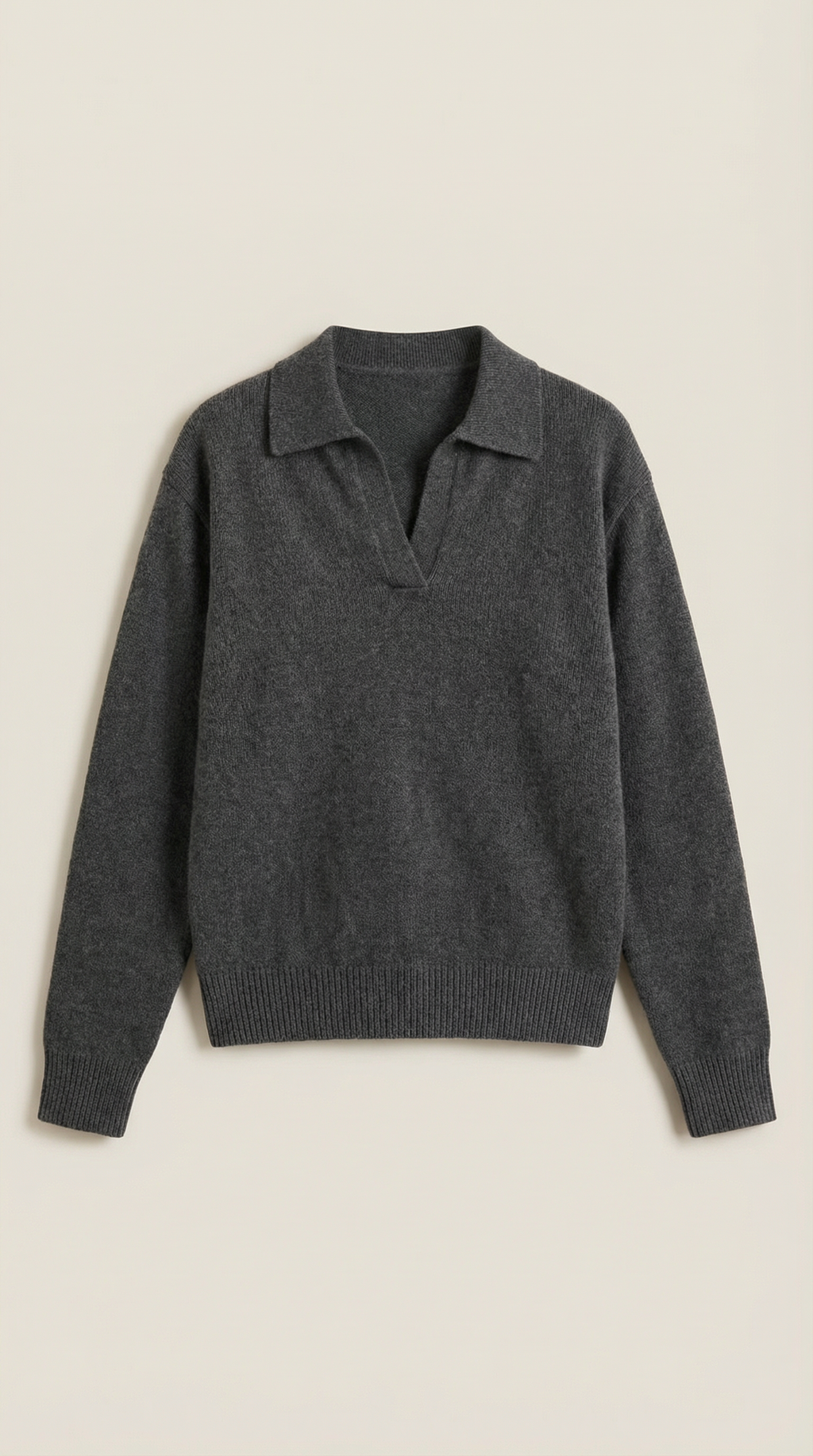 Jersey Margaret de Punto con Cuello Polo