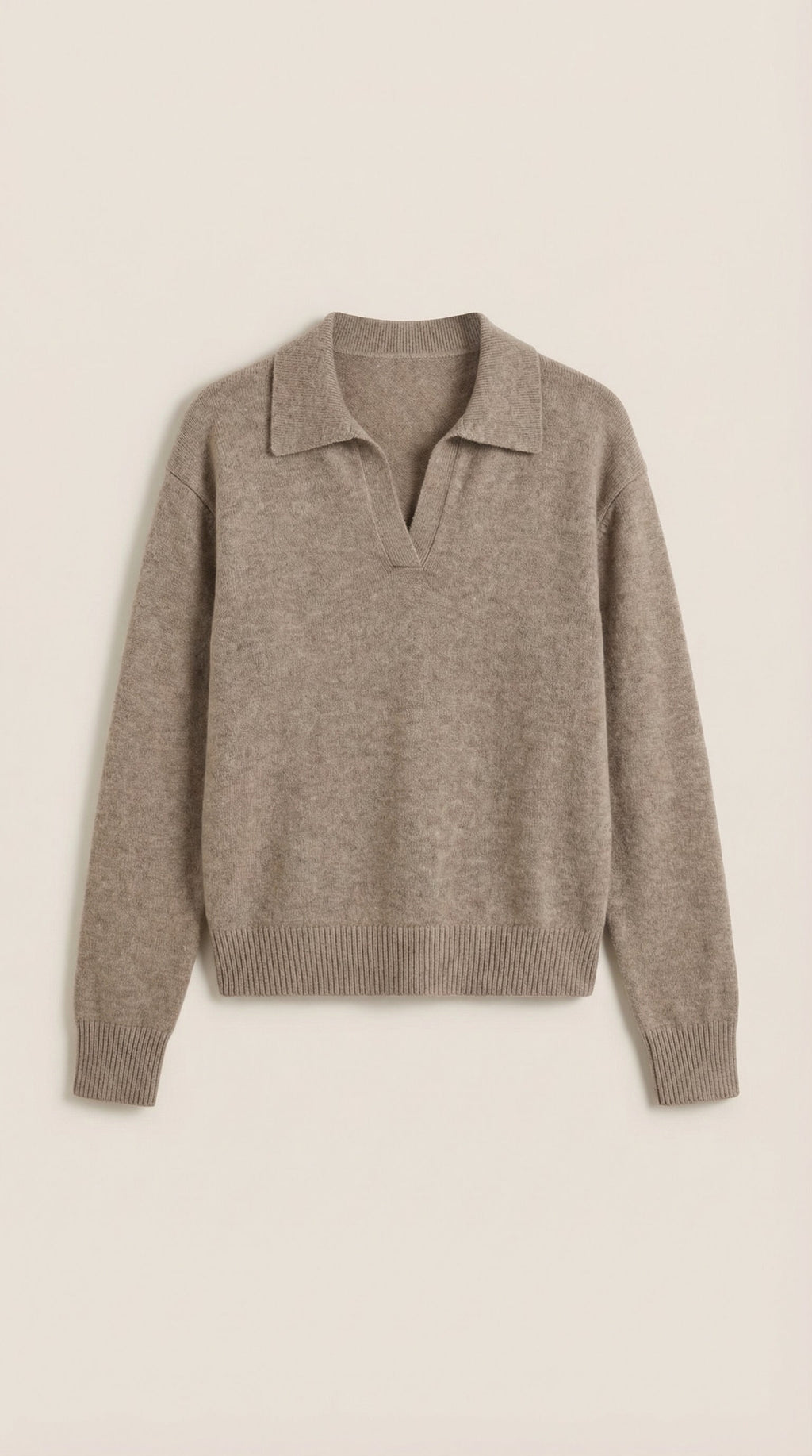 Jersey Margaret de Punto con Cuello Polo