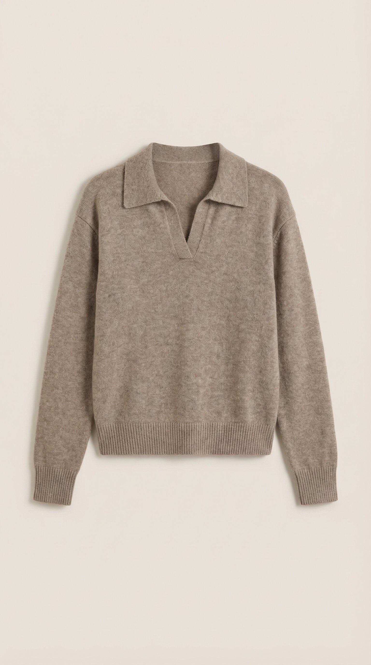 Jersey Margaret de Punto con Cuello Polo