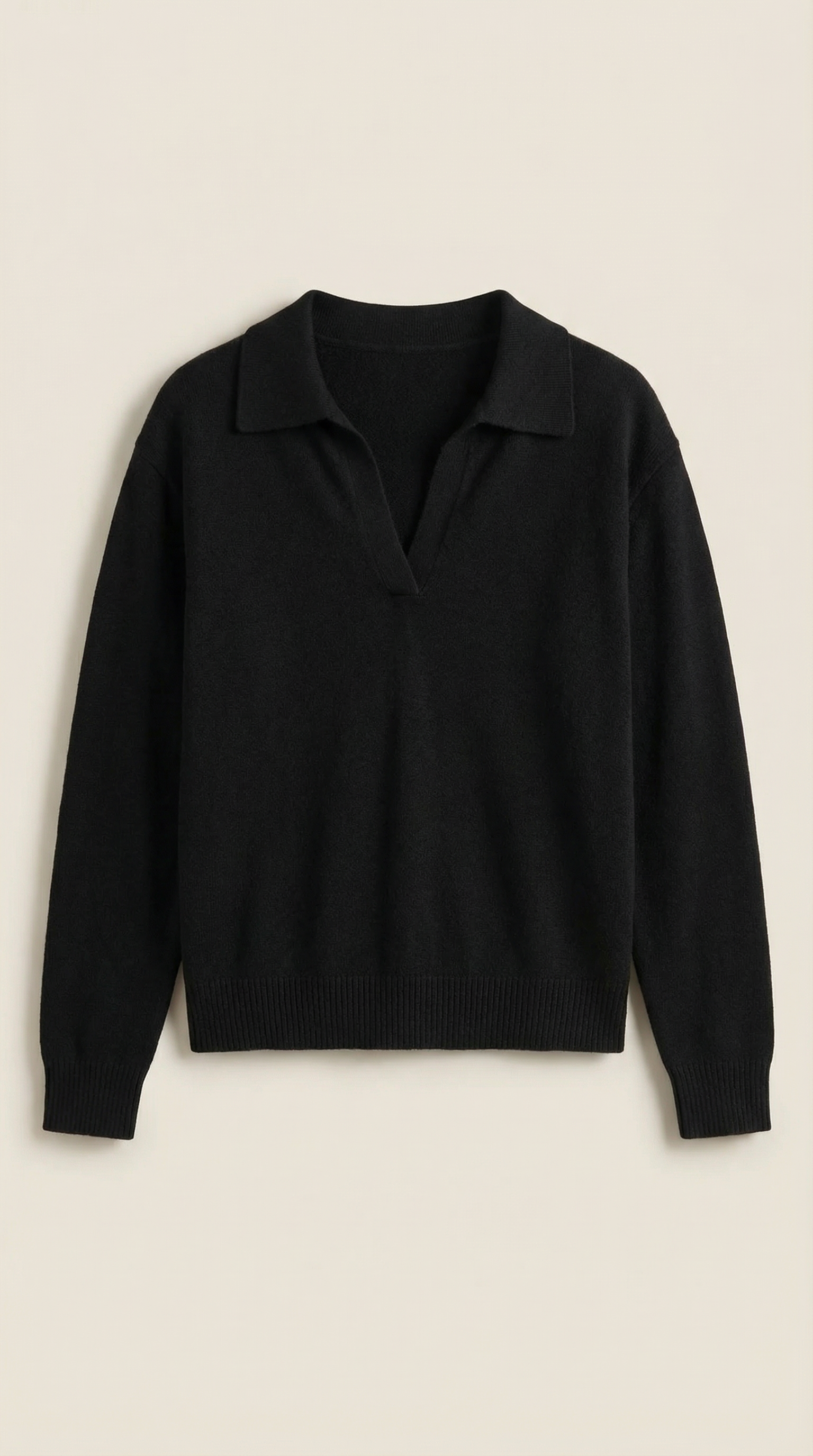Jersey Margaret de Punto con Cuello Polo