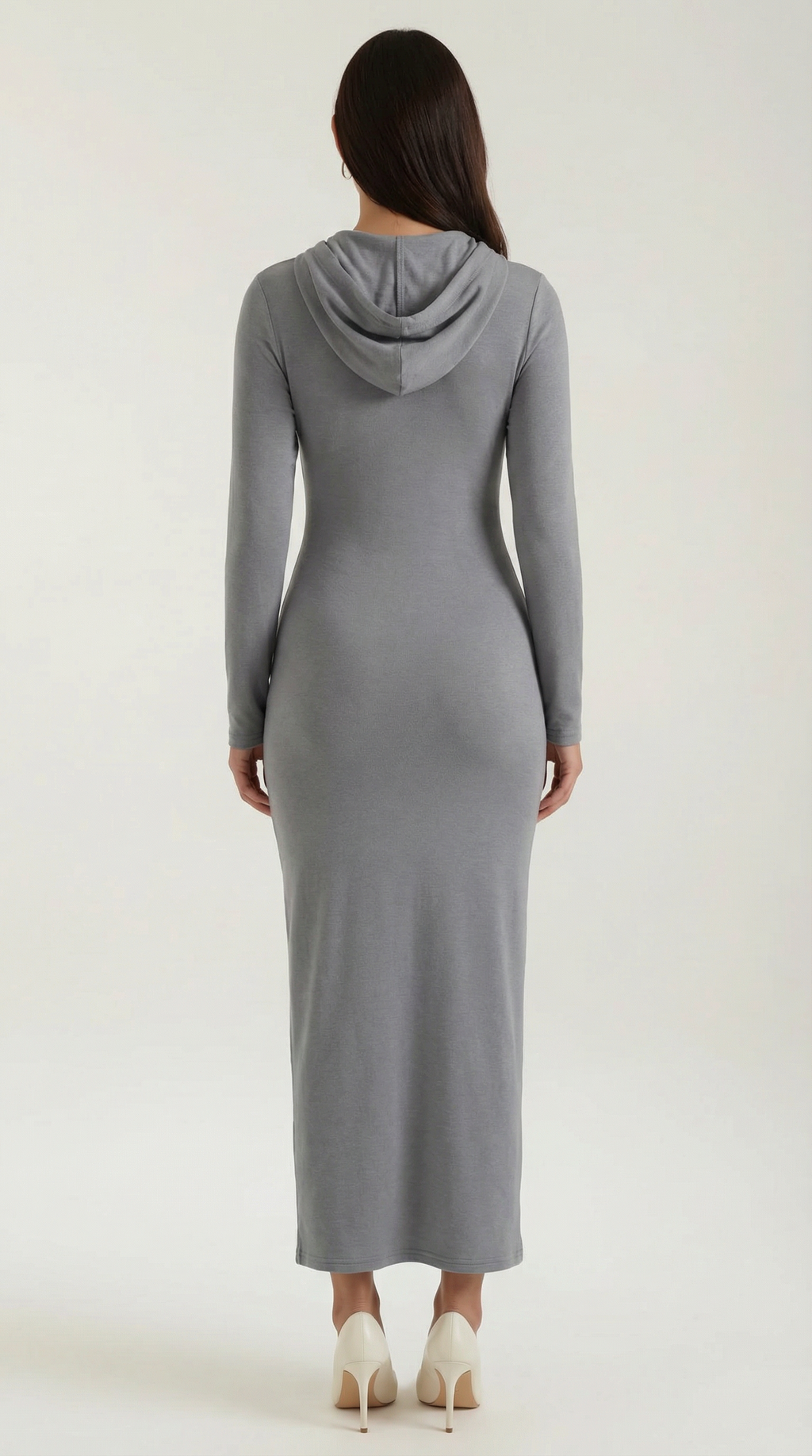 Vestido Maxi Marilyn de Jersey con Capucha