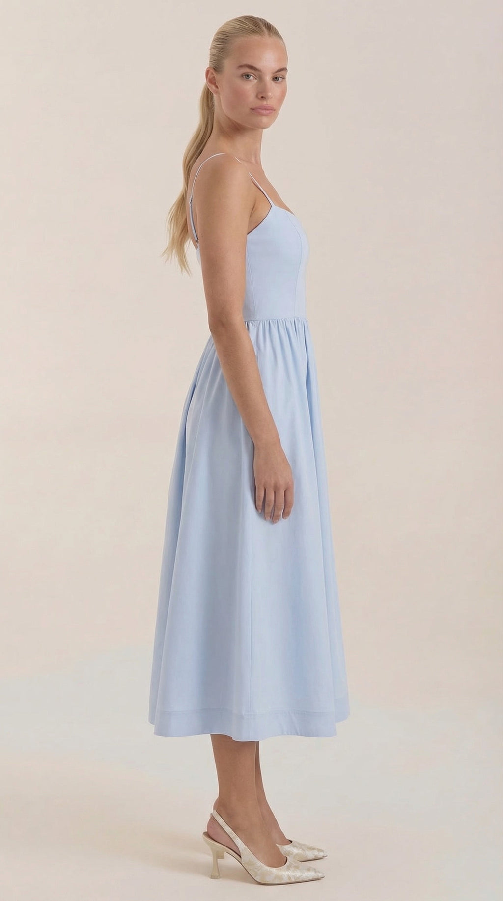 Vestido Midi Molly de Tirantes