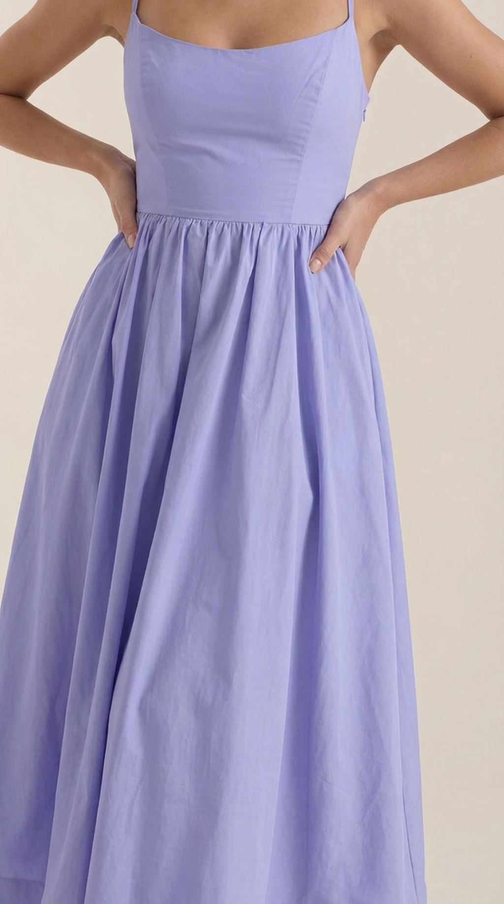 Vestido Midi Molly de Tirantes