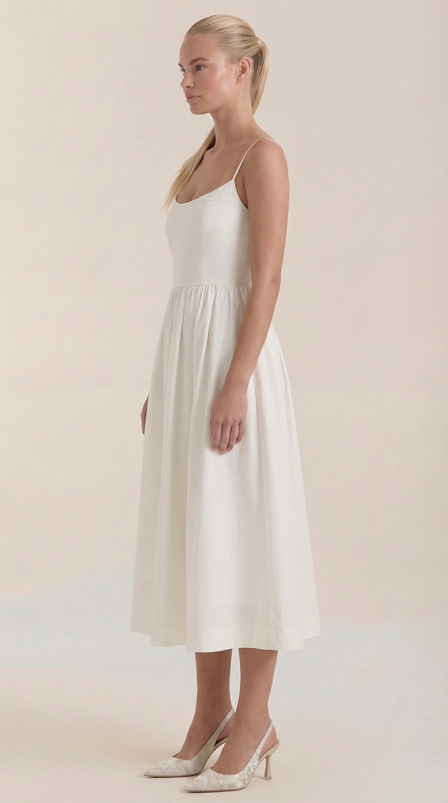 Vestido Midi Molly de Tirantes