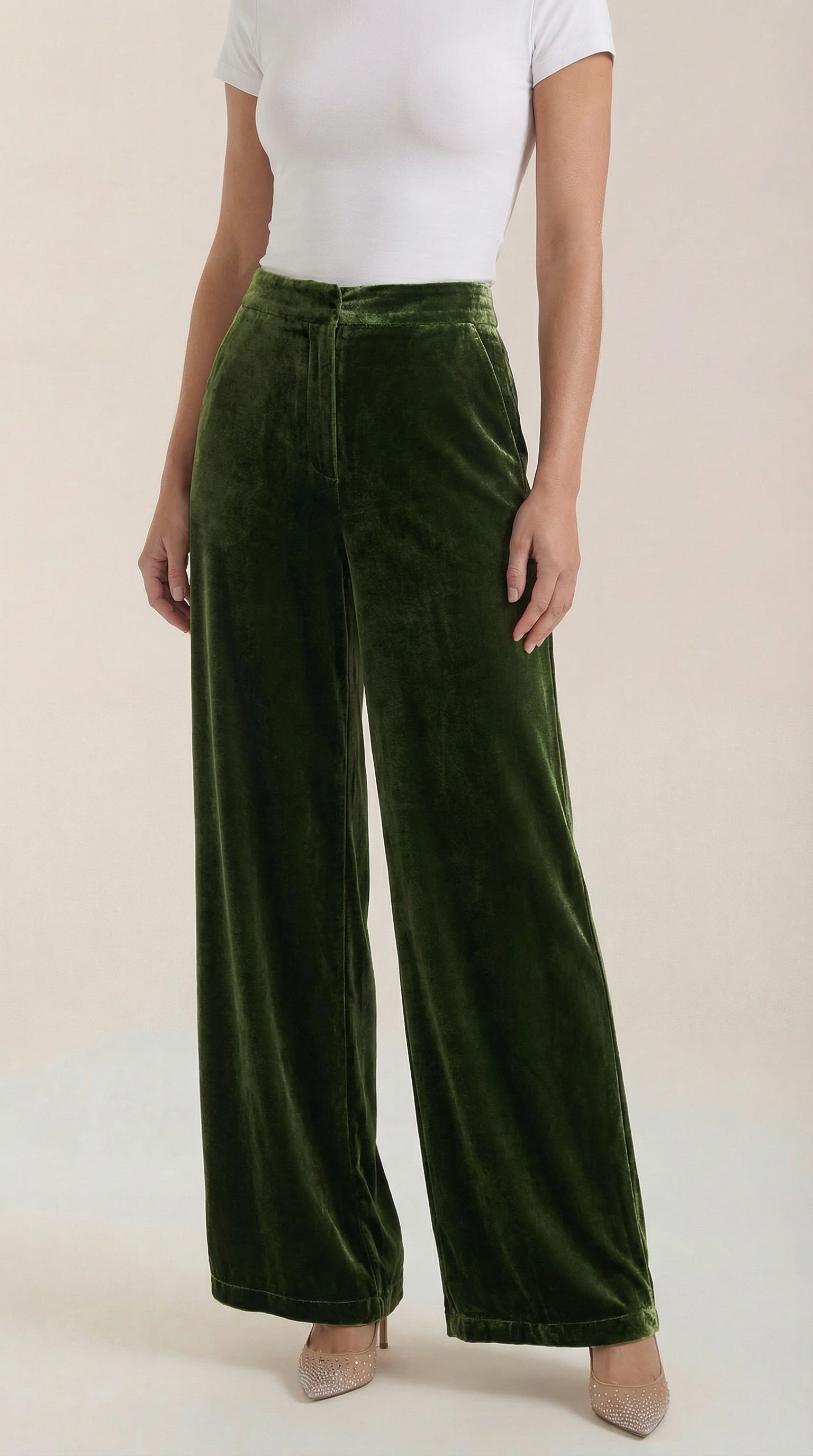 Pantalón Nadine de Tejido Brillante