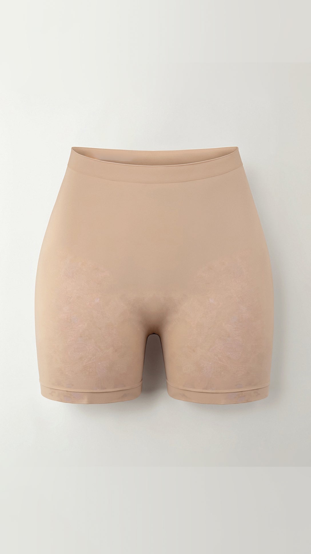 Shorts Sin Costuras de Tiro Alto sobre la Rodilla