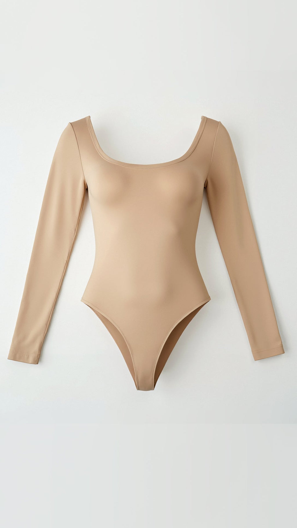 Body Tanga Sin Costuras de Manga Larga