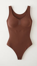 Body Tanga Sin Costuras con Escote en U