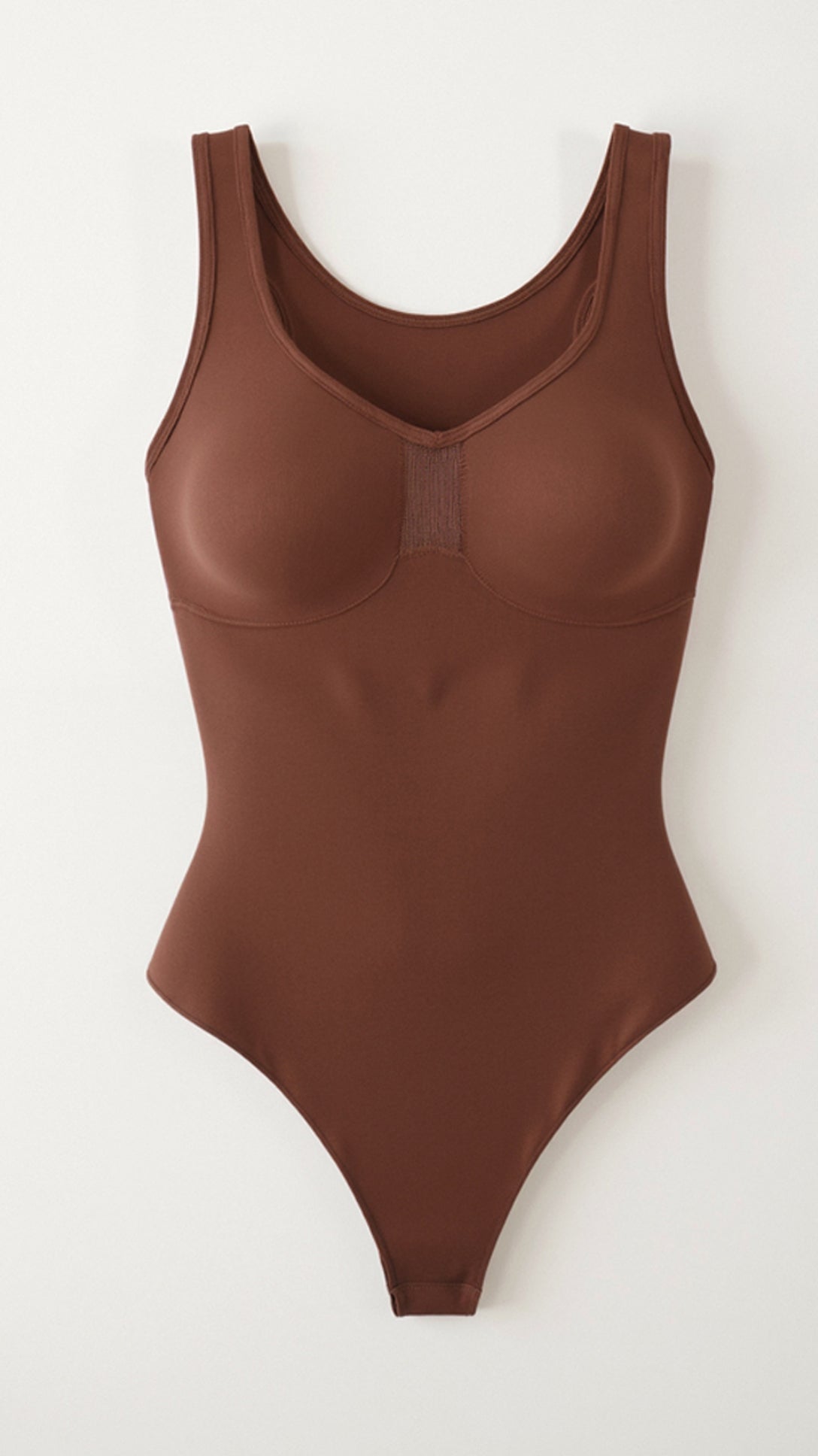 Body Tanga Sin Costuras con Escote en U