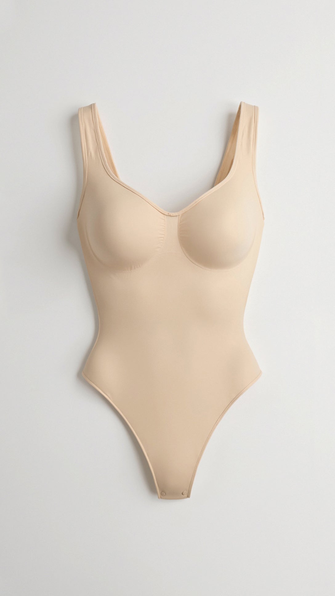 Body Tanga Sin Costuras con Escote en U