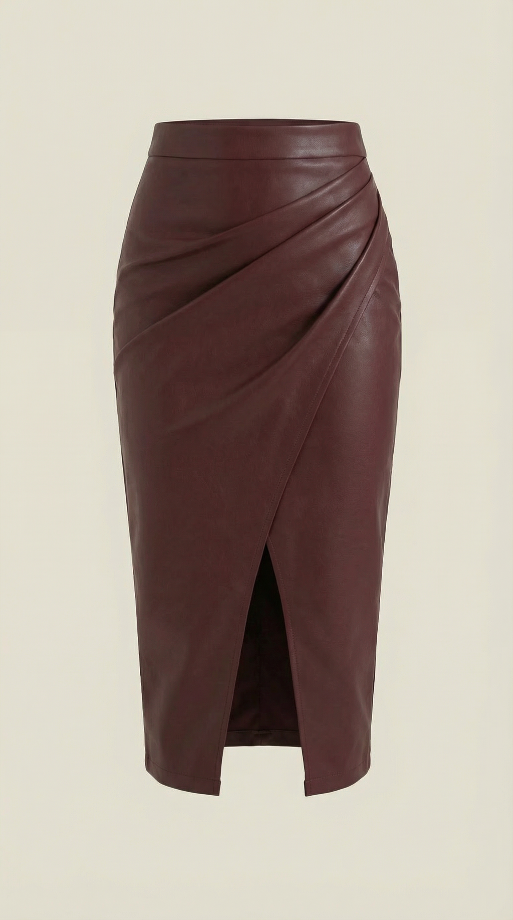 Falda Midi Natalie de Efecto Cruzado