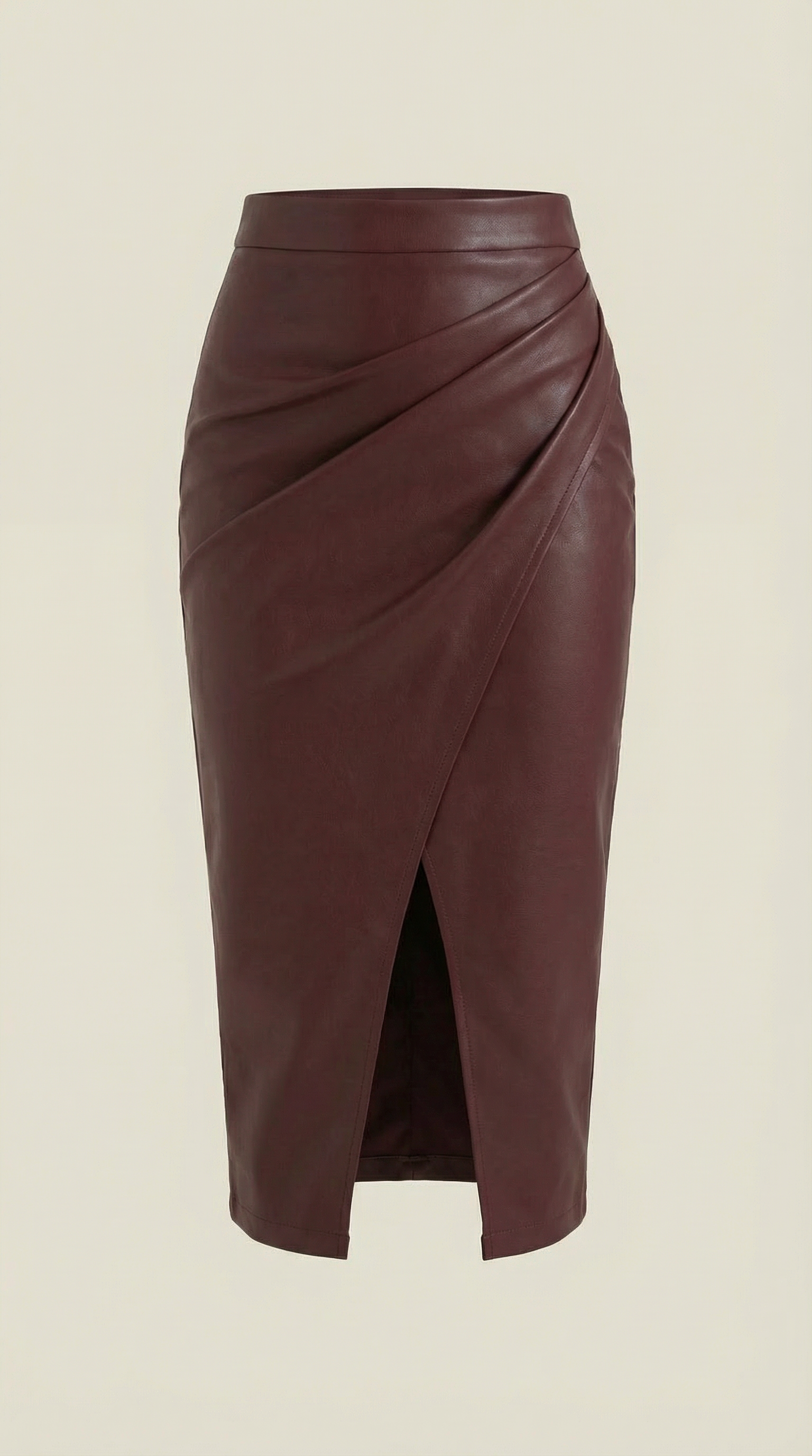 Falda Midi Natalie de Efecto Cruzado