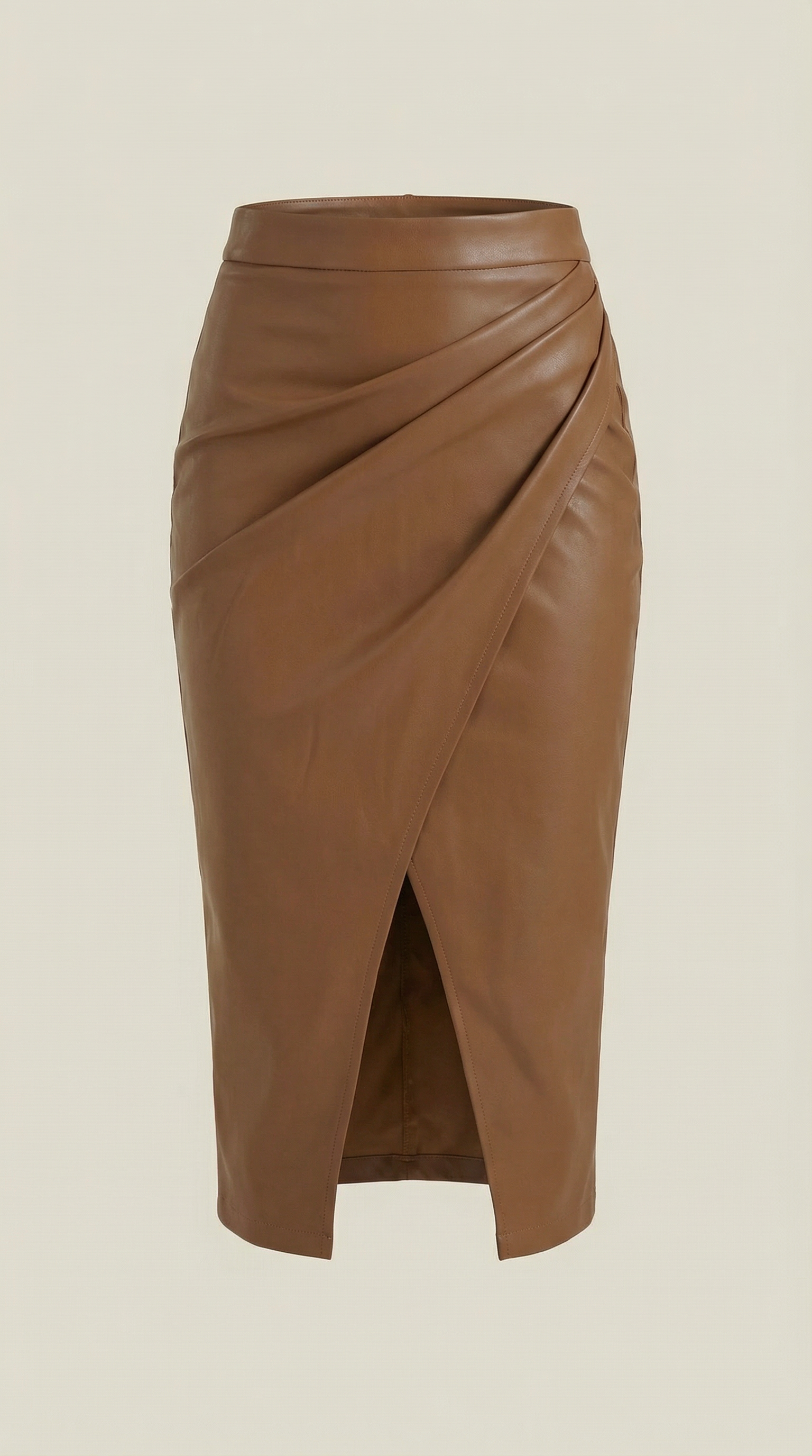 Falda Midi Natalie de Efecto Cruzado