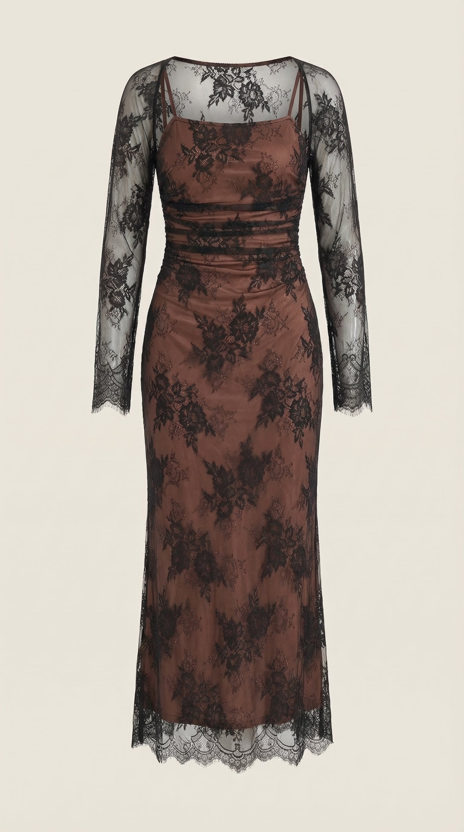 Vestido Maxi Nerissa de Encaje