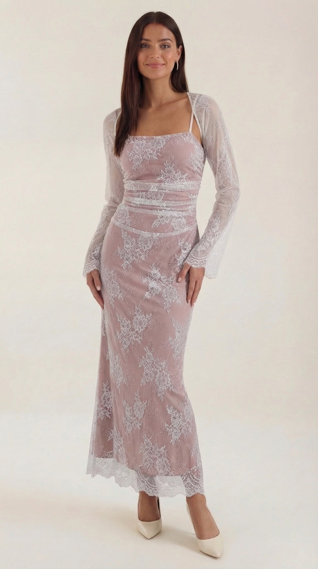 Vestido Maxi Nerissa de Encaje