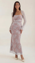 Vestido Maxi Nerissa de Encaje