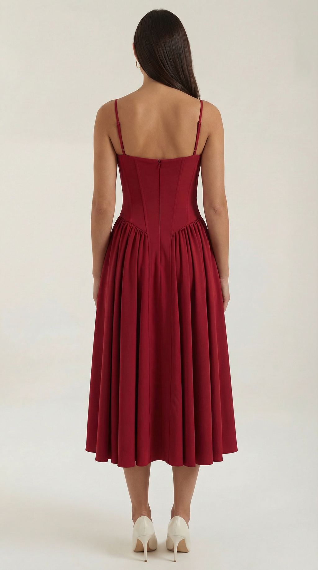 Vestido Midi Odette con Corsé