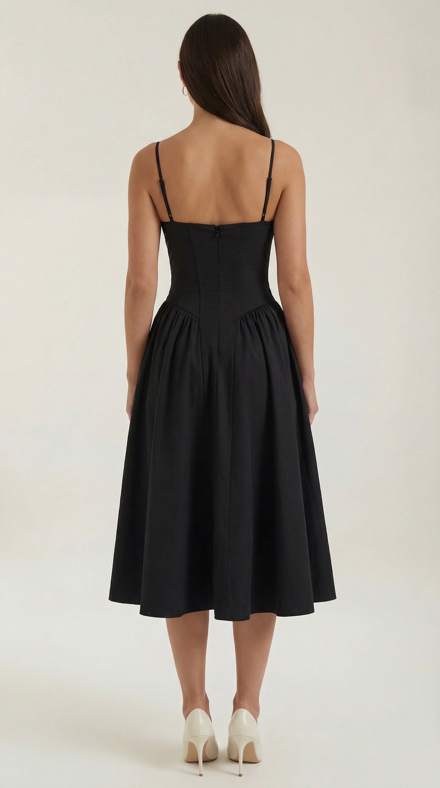 Vestido Midi Odette con Corsé