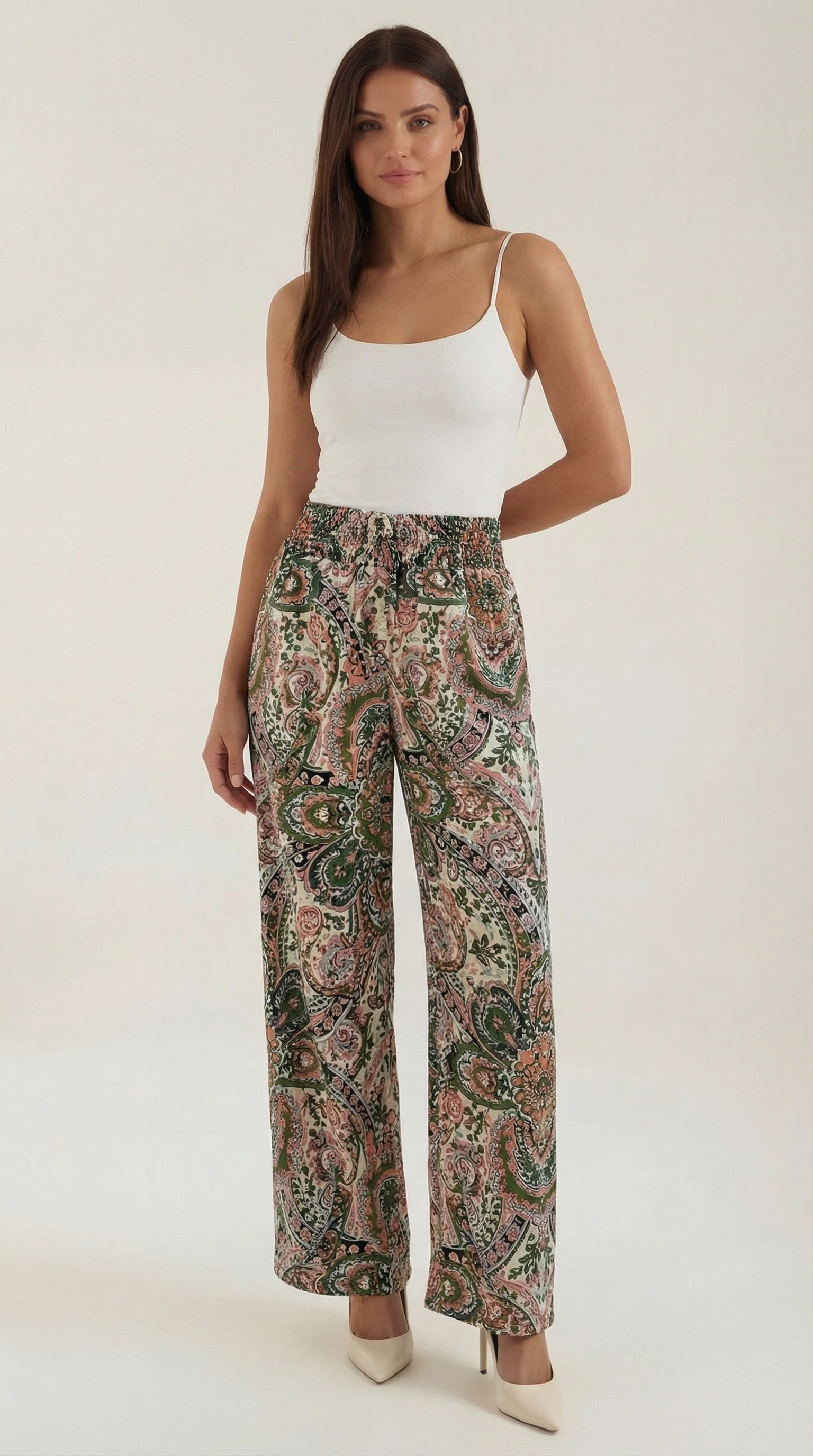 Pantalón Pam con Estampado Paisley
