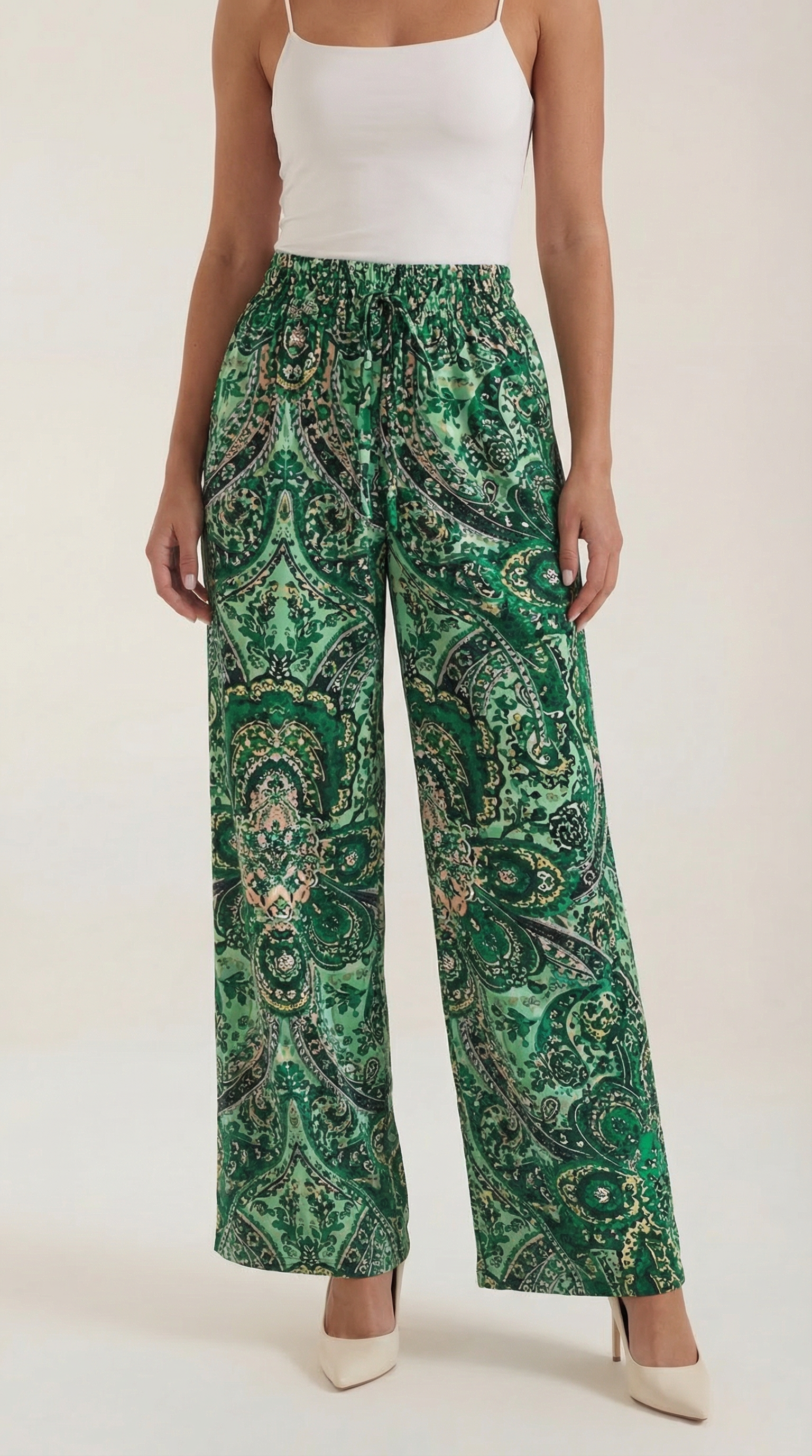 Pantalón Pam con Estampado Paisley
