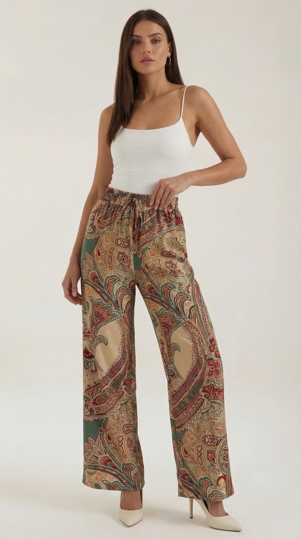 Pantalón Pam con Estampado Paisley