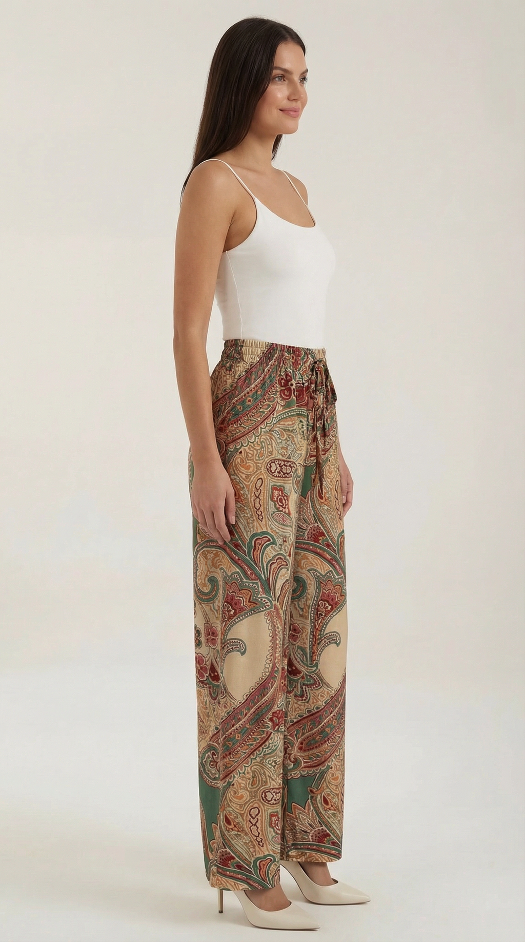 Pantalón Pam con Estampado Paisley