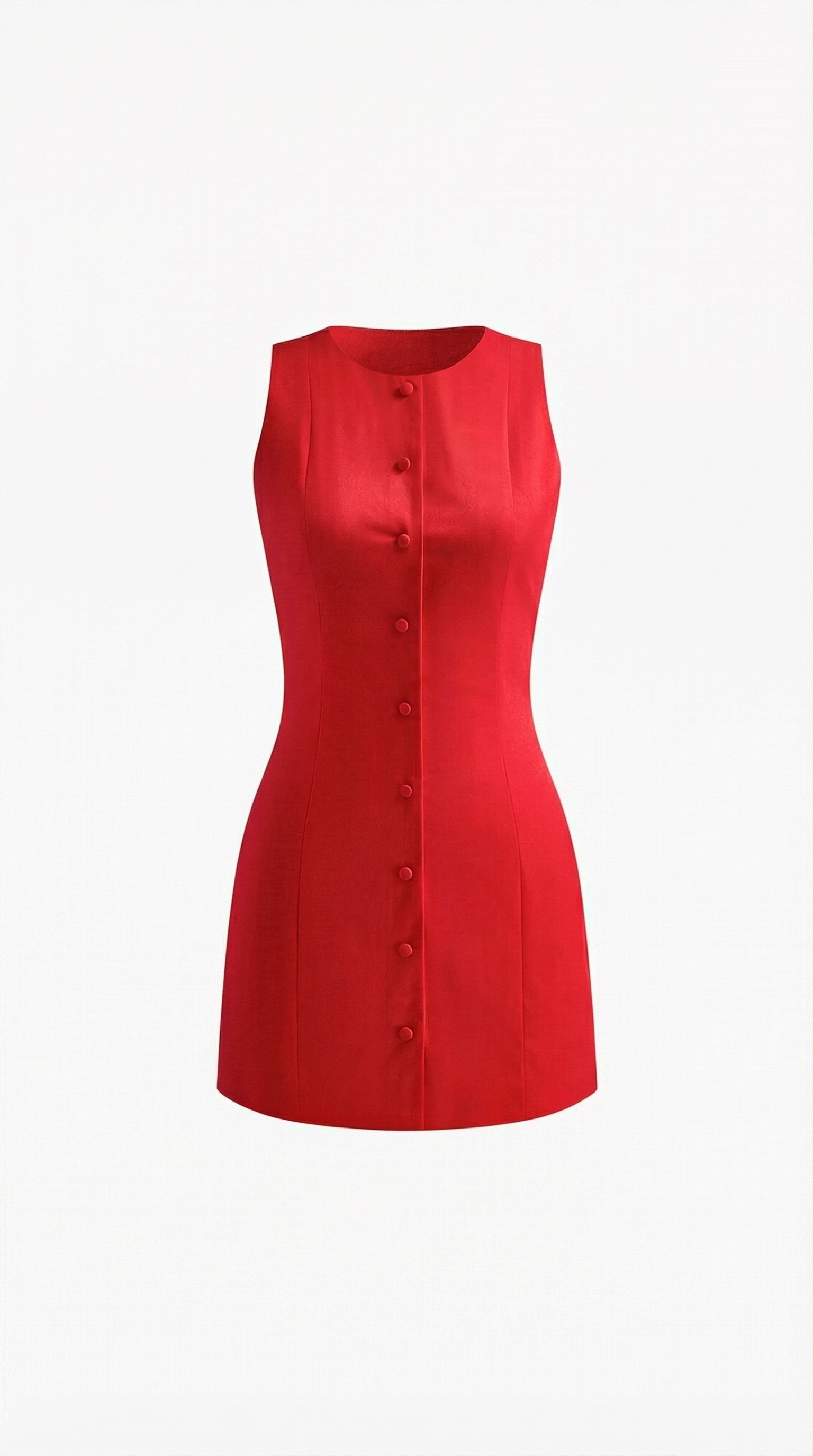Vestido Mini Patricia con Botonadura Completa