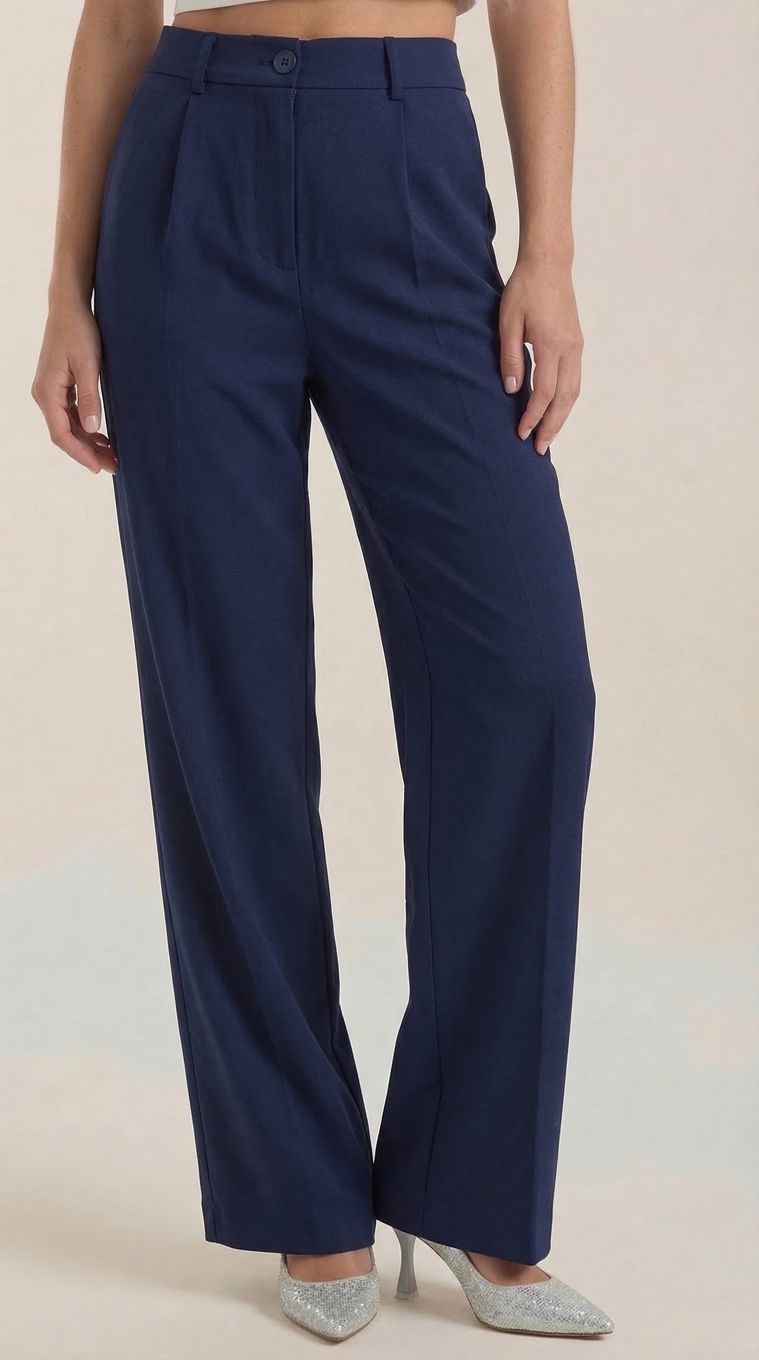 Pantalón Rebecca de Vestir con Tiro Alto