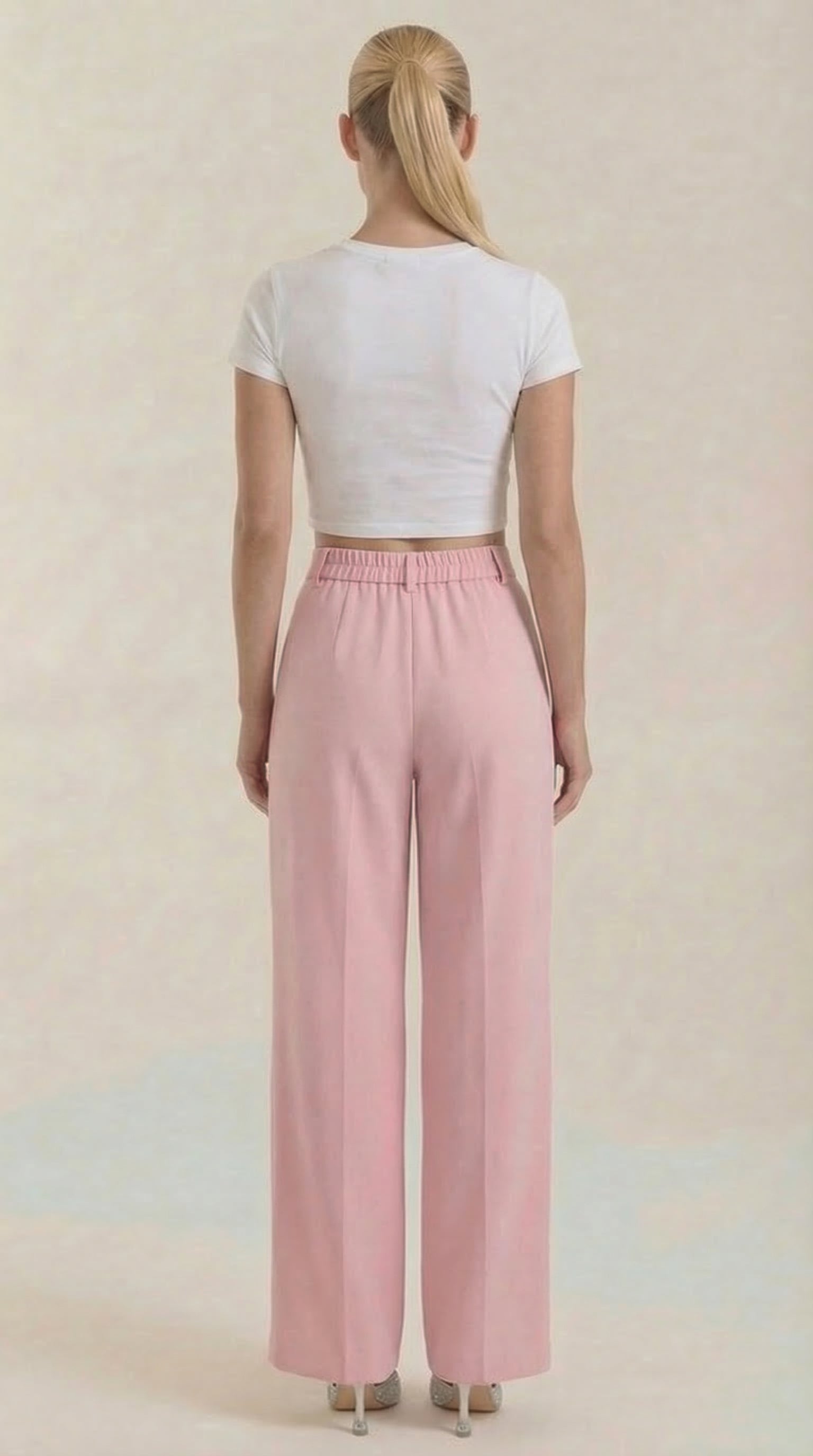 Pantalón Rebecca de Vestir con Tiro Alto