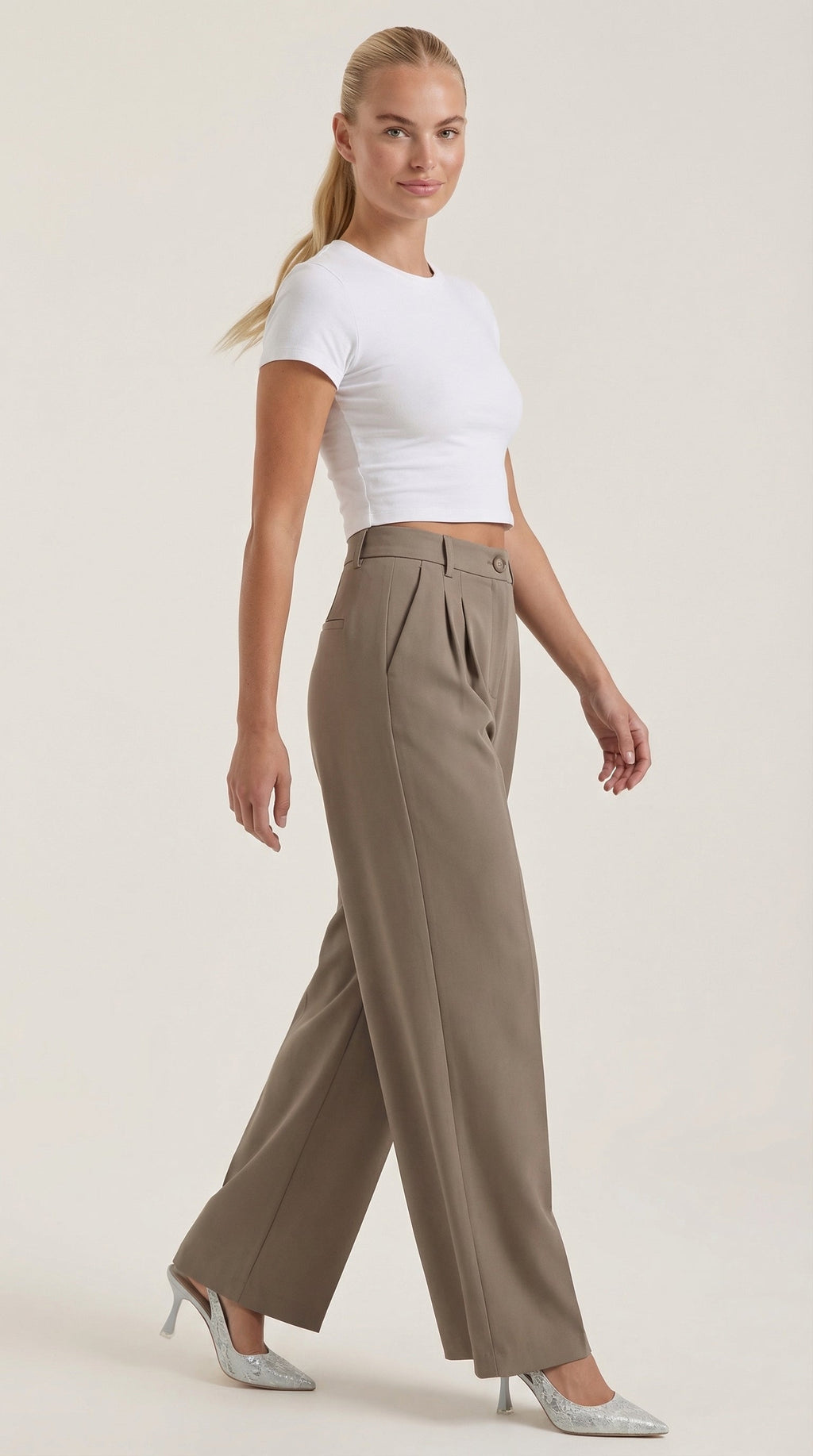 Pantalón Rebecca de Vestir con Tiro Alto
