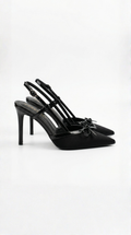 Zapatos Rebecca de Satén con Lazo
