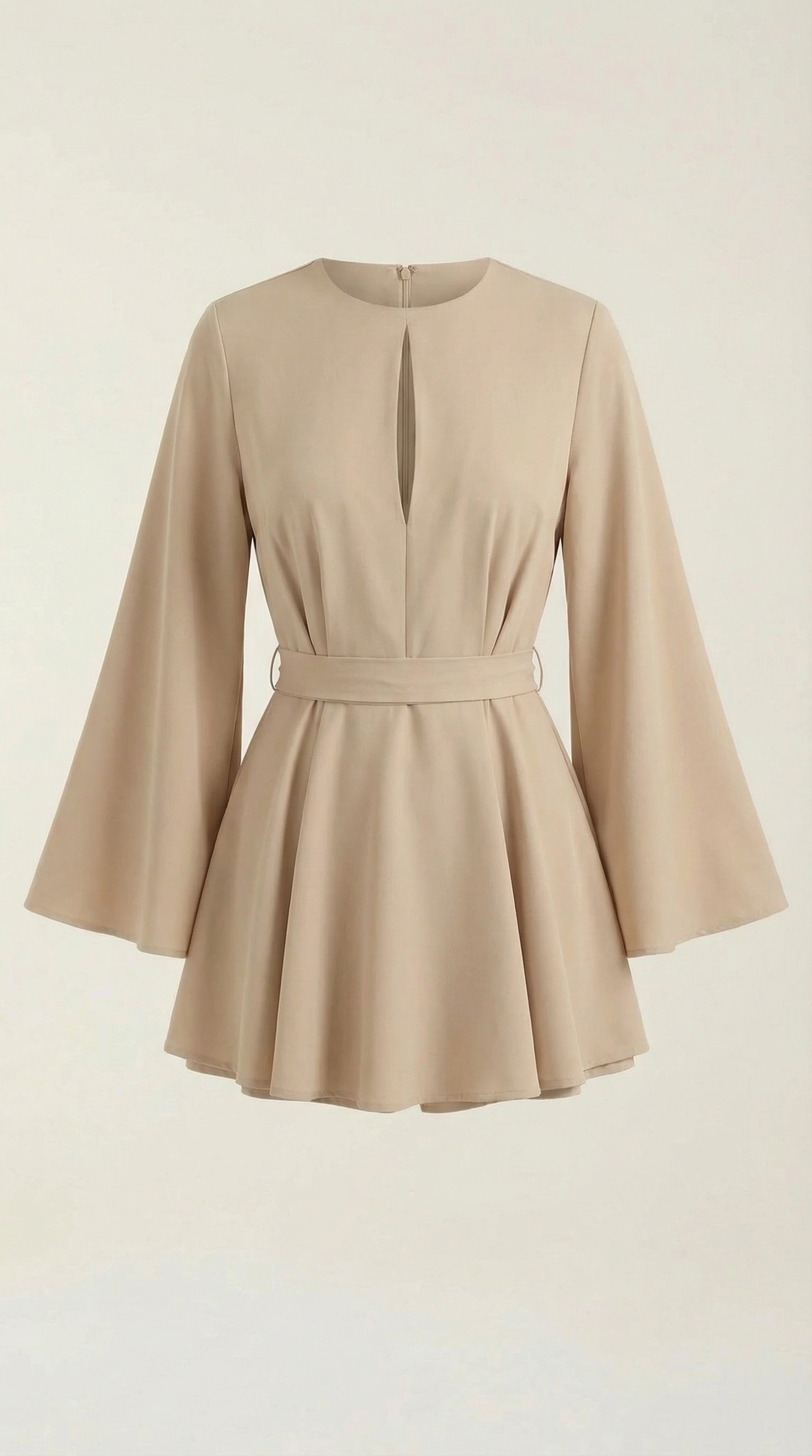 Vestido Mini Serena con Mangas Globo