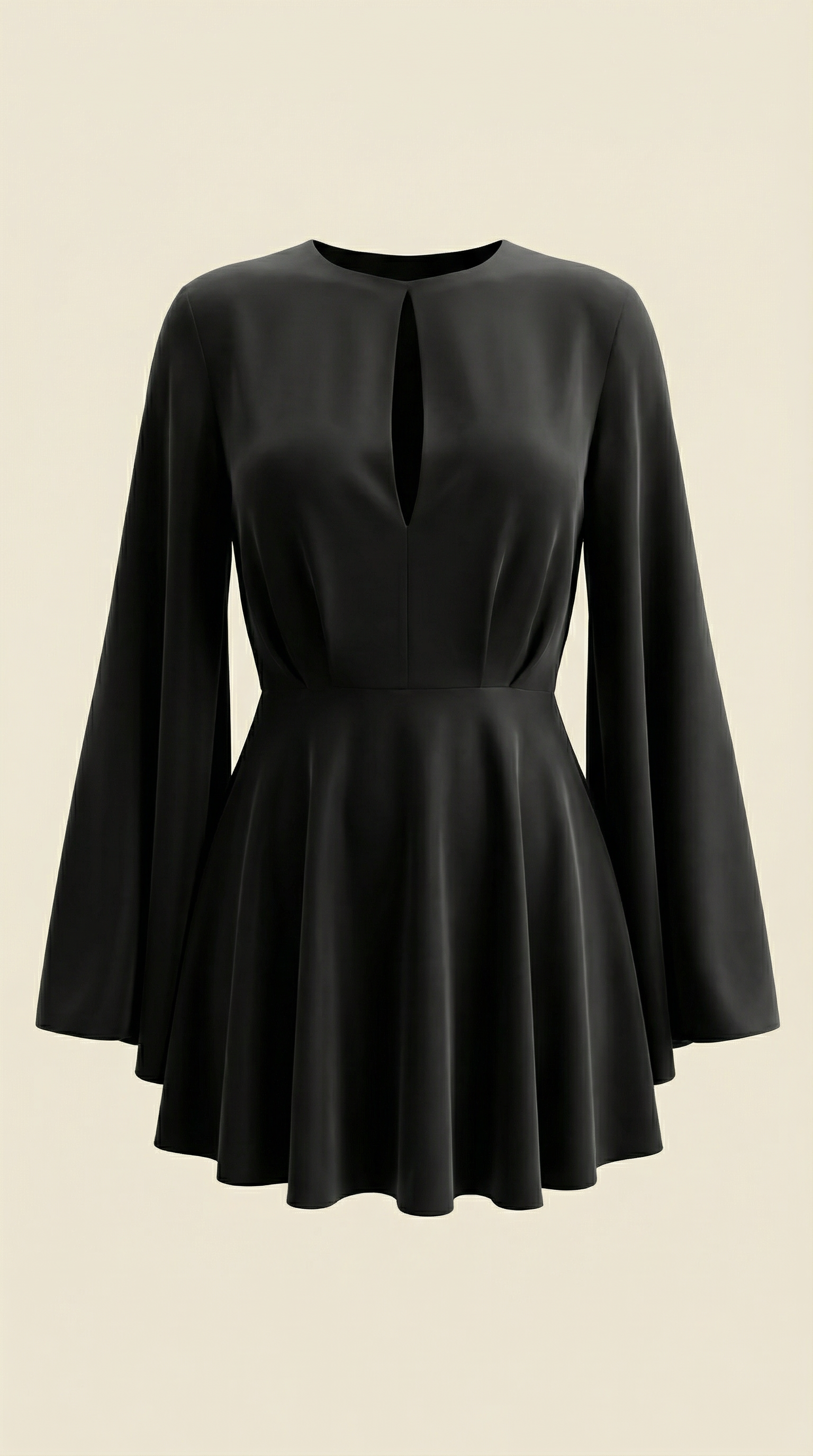 Vestido Mini Serena con Mangas Globo