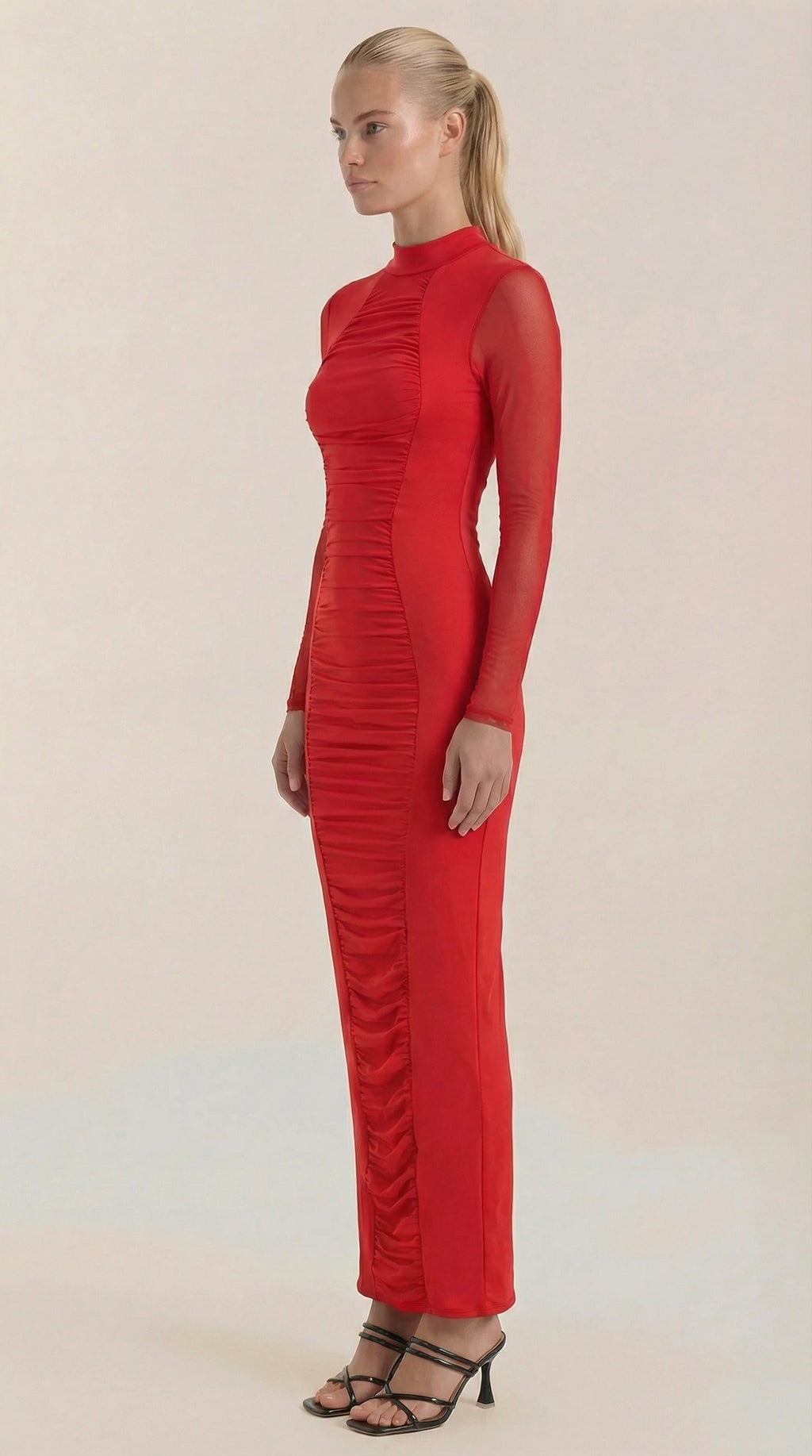 Vestido Maxi Susanna Fruncido
