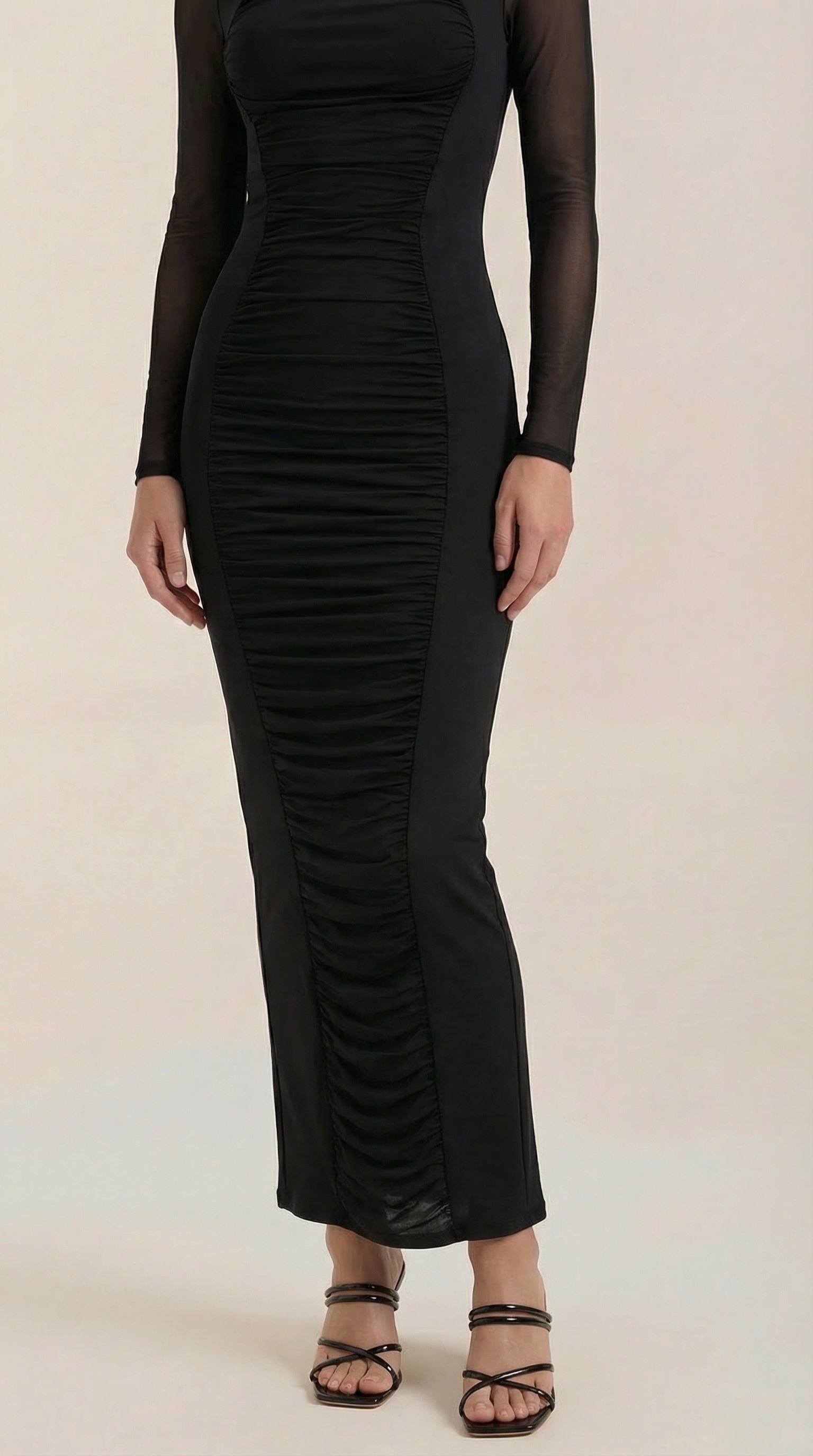 Vestido Maxi Susanna Fruncido